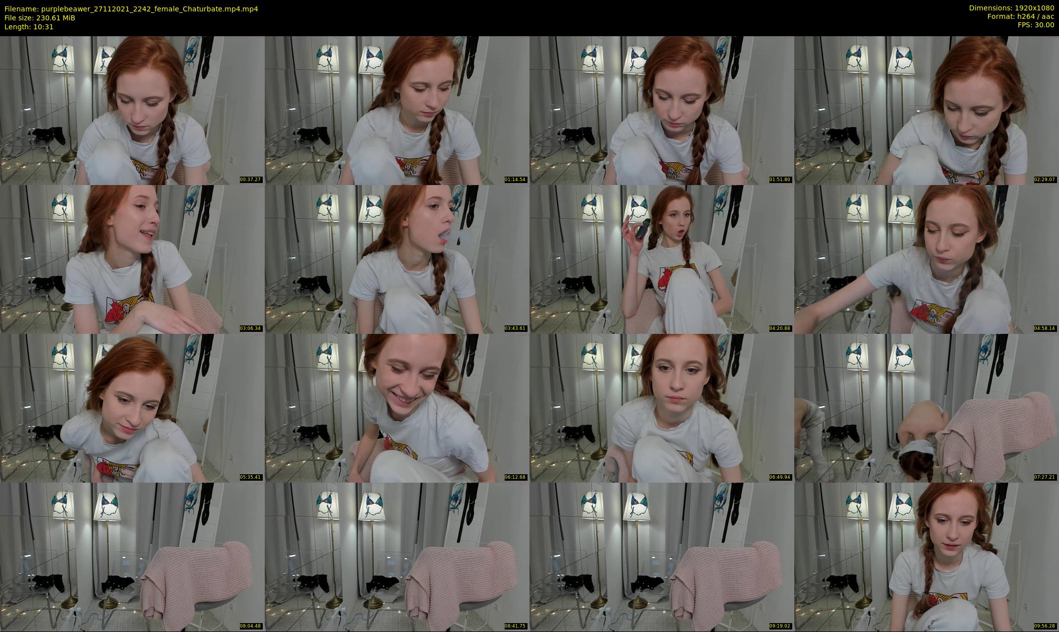 purplebeawer — 11 minute Chaturbate female cam show recording, 1080p, Nov 27, 2021