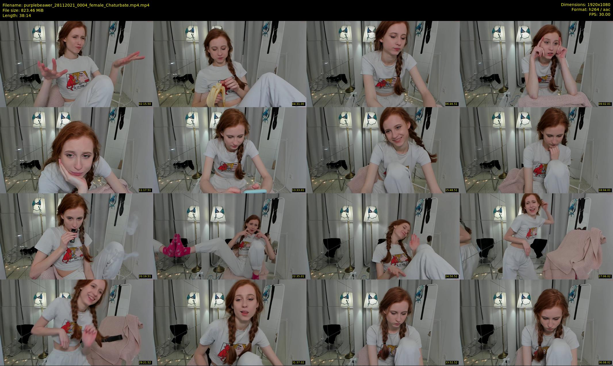 purplebeawer — 39 minute Chaturbate female cam show recording, 1080p, Nov 28, 2021
