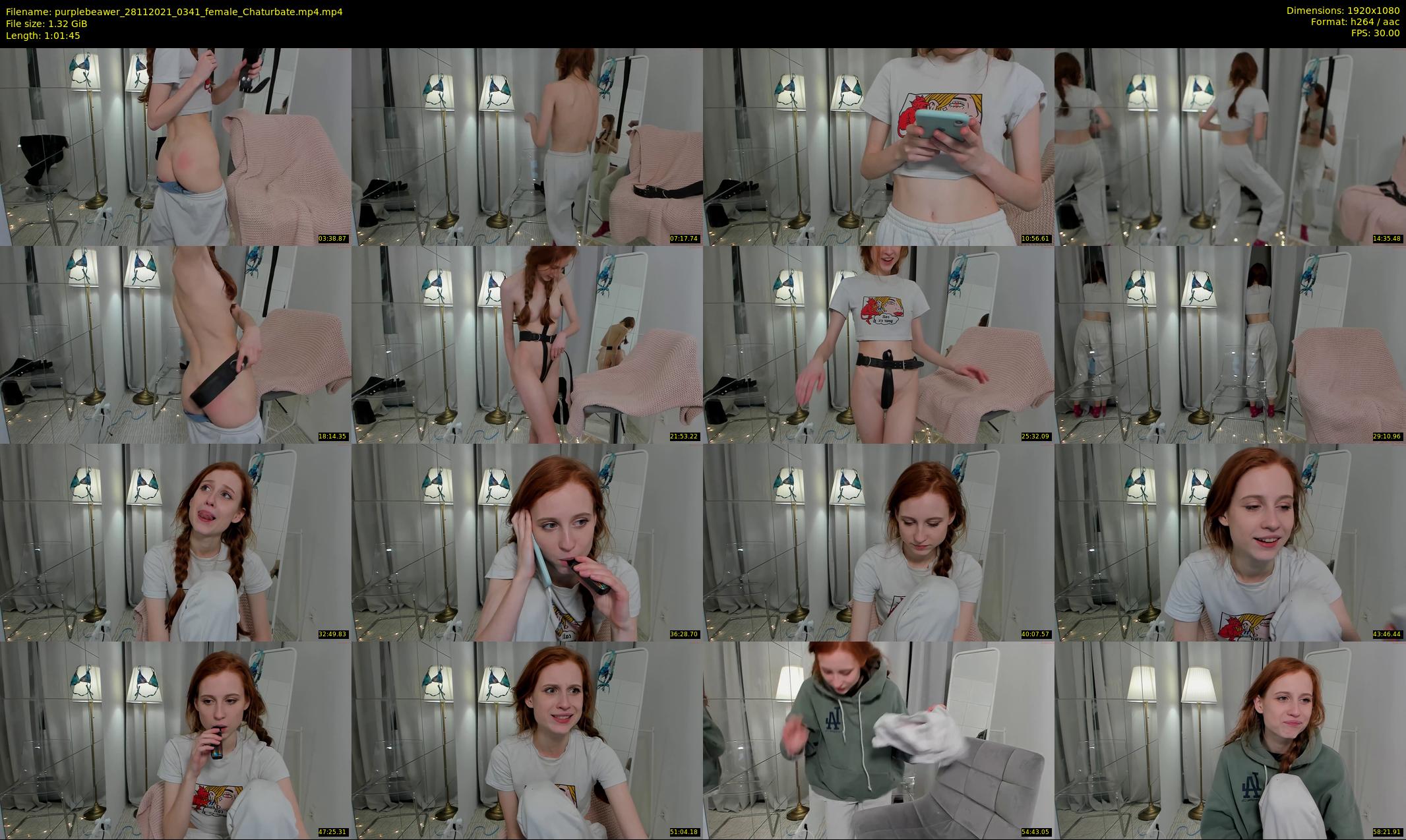 purplebeawer — 62 minute Chaturbate female cam show recording, 1080p, Nov 28, 2021