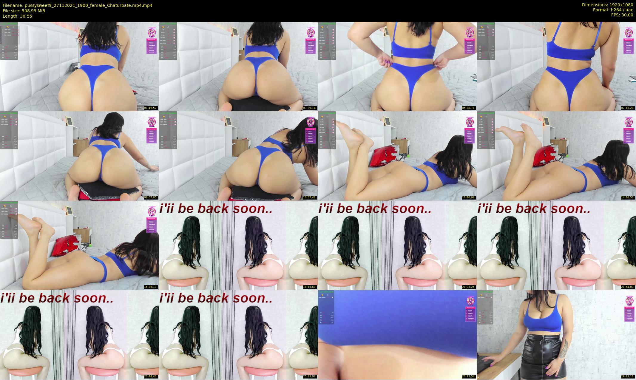 pussysweet9 — 31 minute Chaturbate female cam show recording, 1080p, Nov 27, 2021