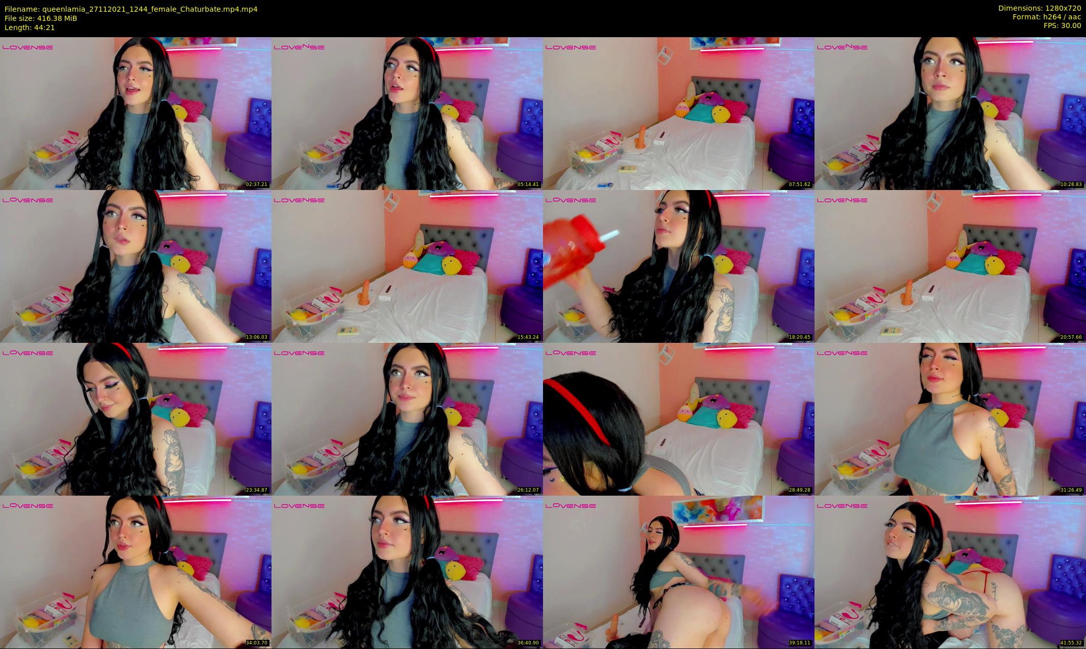 queenlamia — 45 minute Chaturbate female cam show recording, 720p, Nov 27, 2021