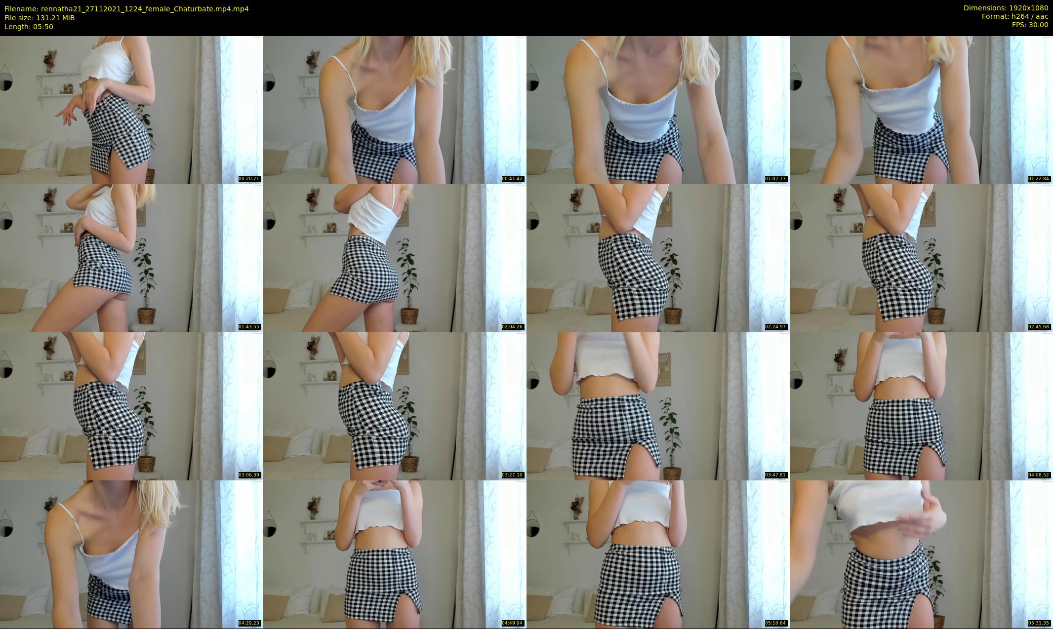 rennatha21 — 6 minute Chaturbate female cam show recording, 1080p, Nov 27, 2021