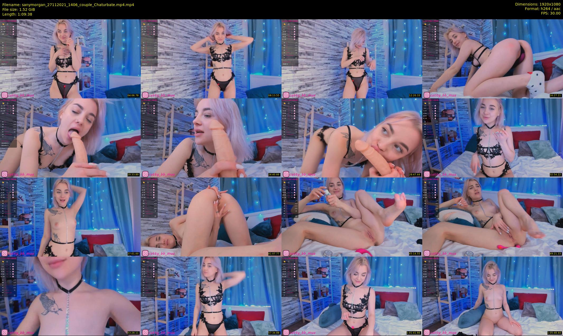 sanymorgan — 70 minute Chaturbate couple cam show recording, 1080p, Nov 27, 2021