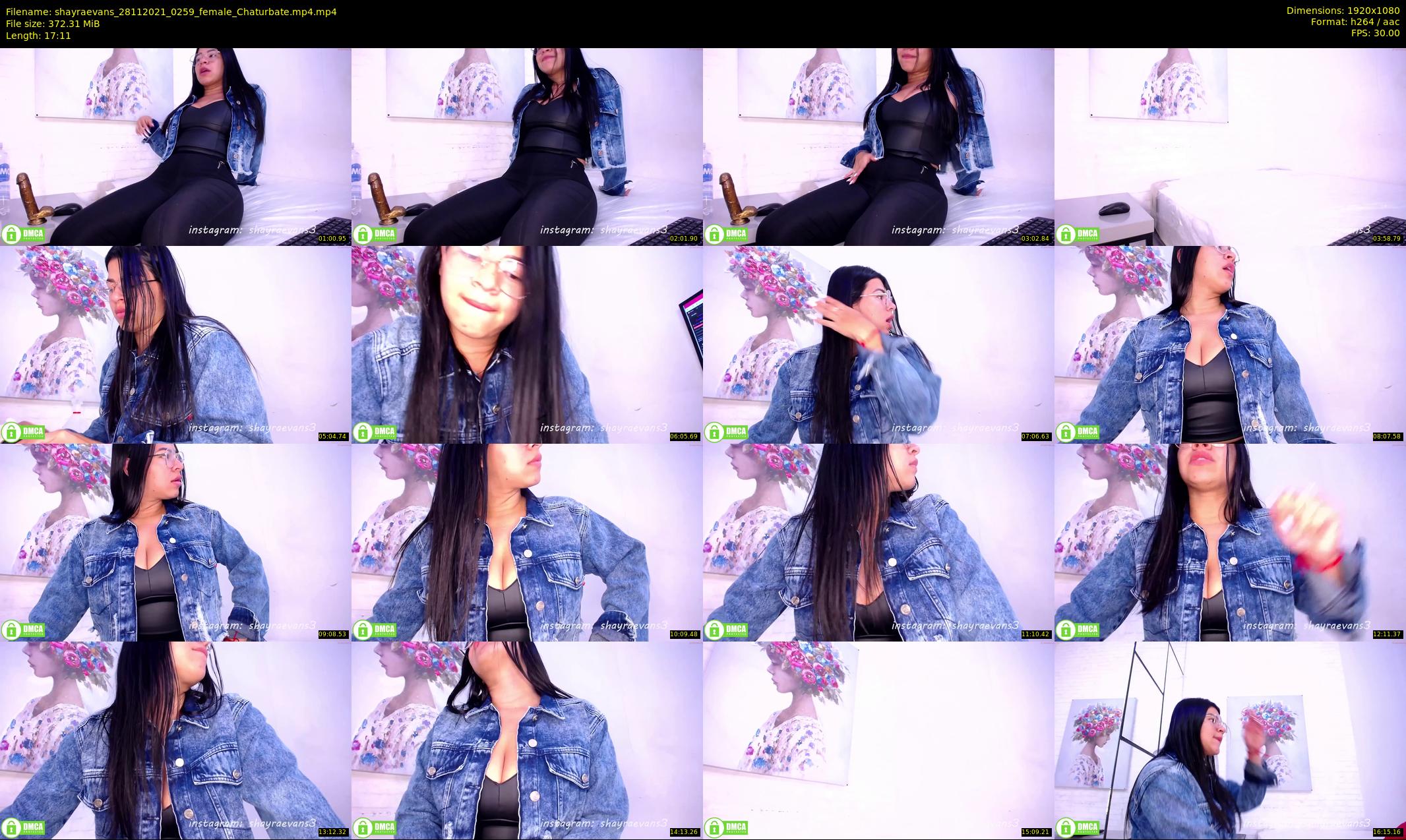 shayraevans — 18 minute Chaturbate female cam show recording, 1080p, Nov 28, 2021