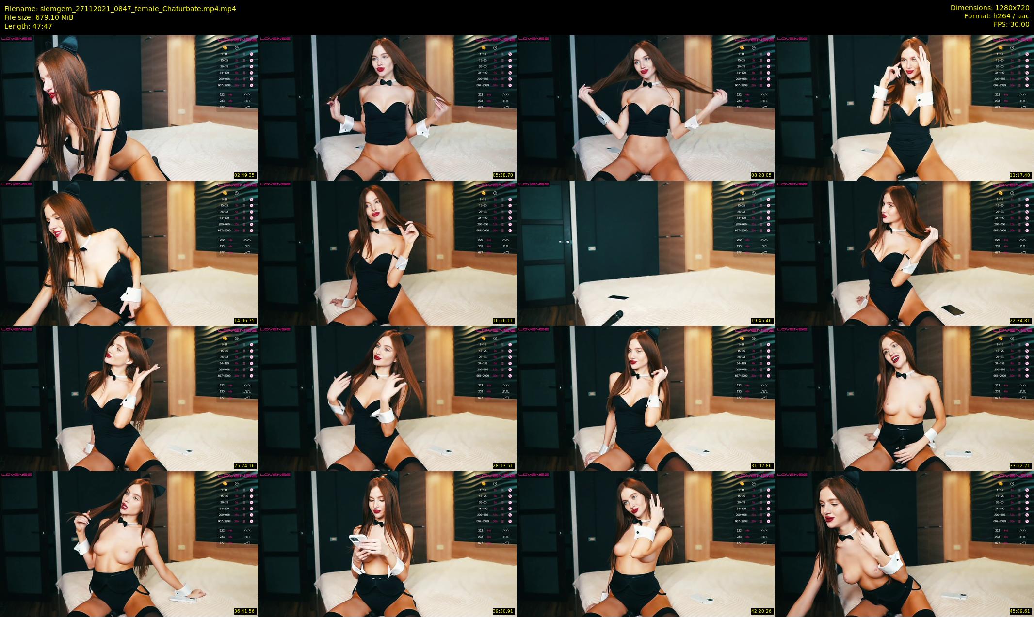 slemgem — 48 minute Chaturbate couple cam show recording, 720p, Nov 27, 2021