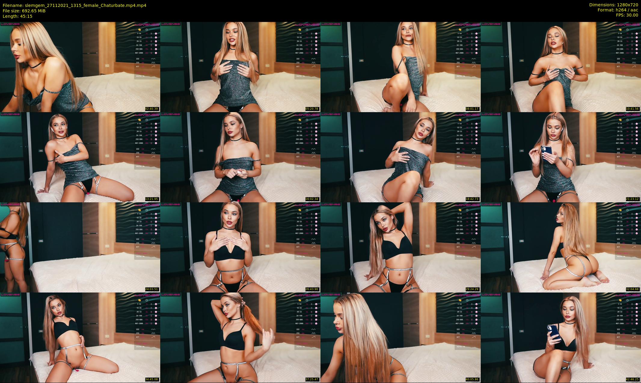 slemgem — 46 minute Chaturbate couple cam show recording, 720p, Nov 27, 2021