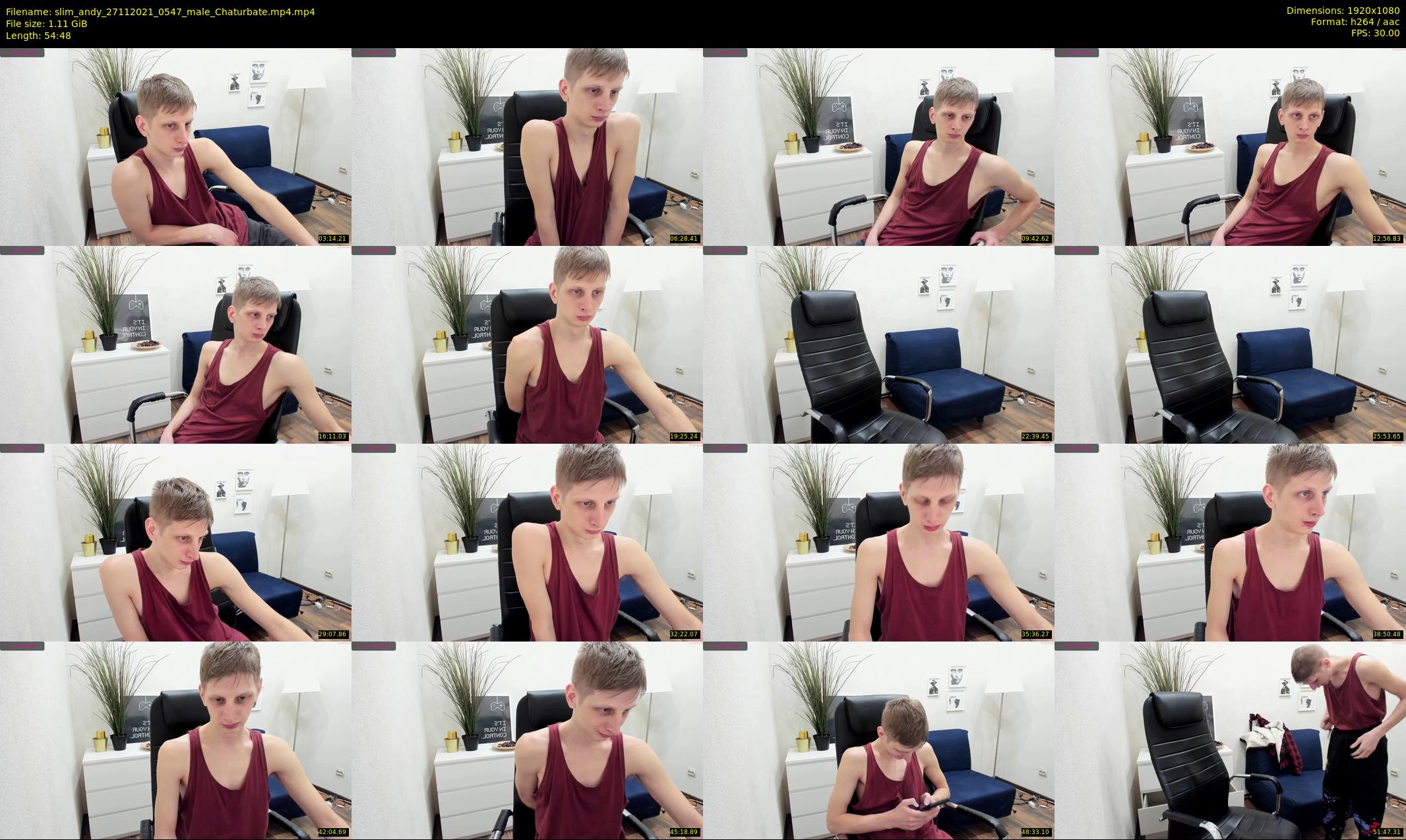 slim_andy — 55 minute Chaturbate male cam show recording, 1080p, Nov 27, 2021
