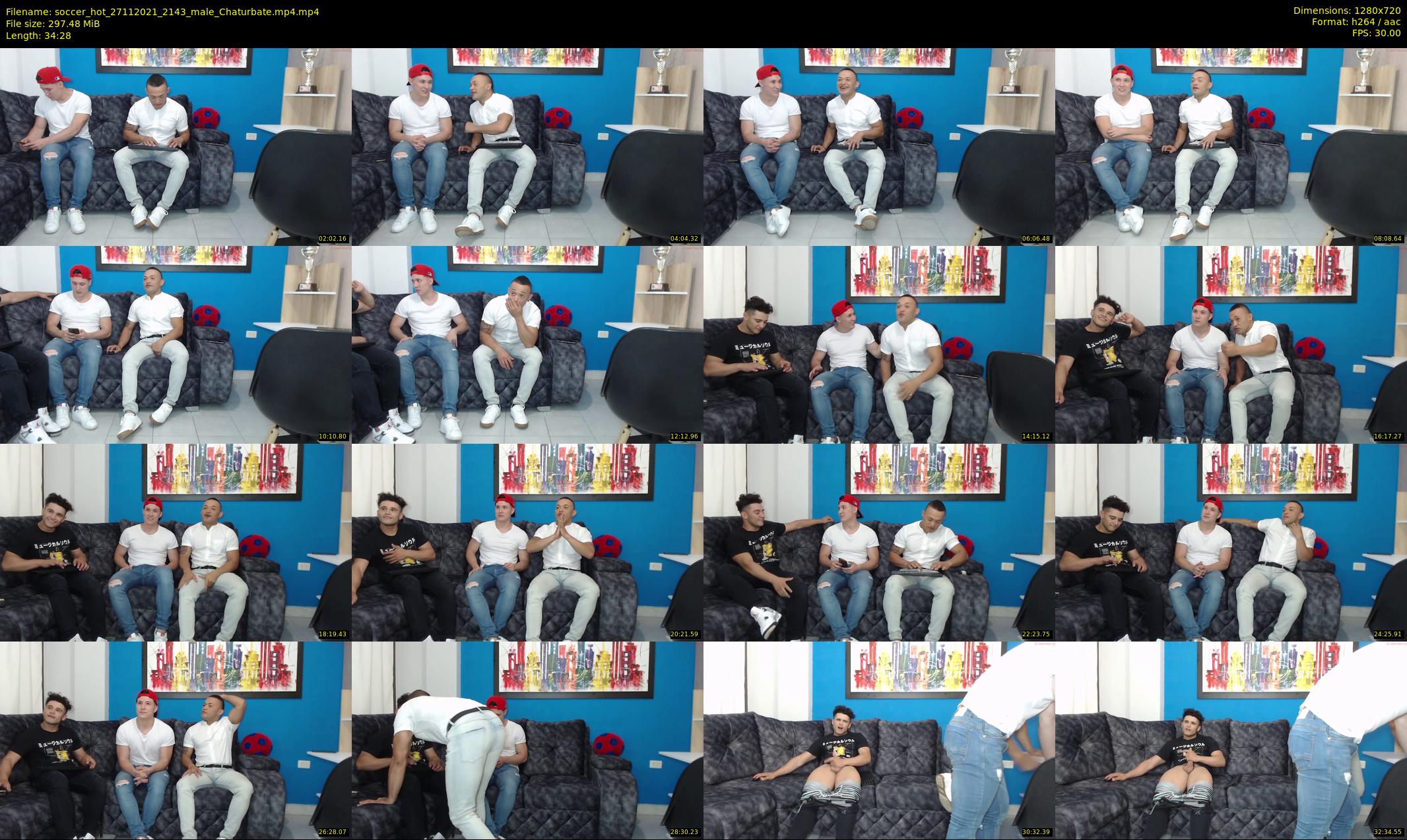 soccer_hot — 35 minute Chaturbate male cam show recording, 720p, Nov 27, 2021