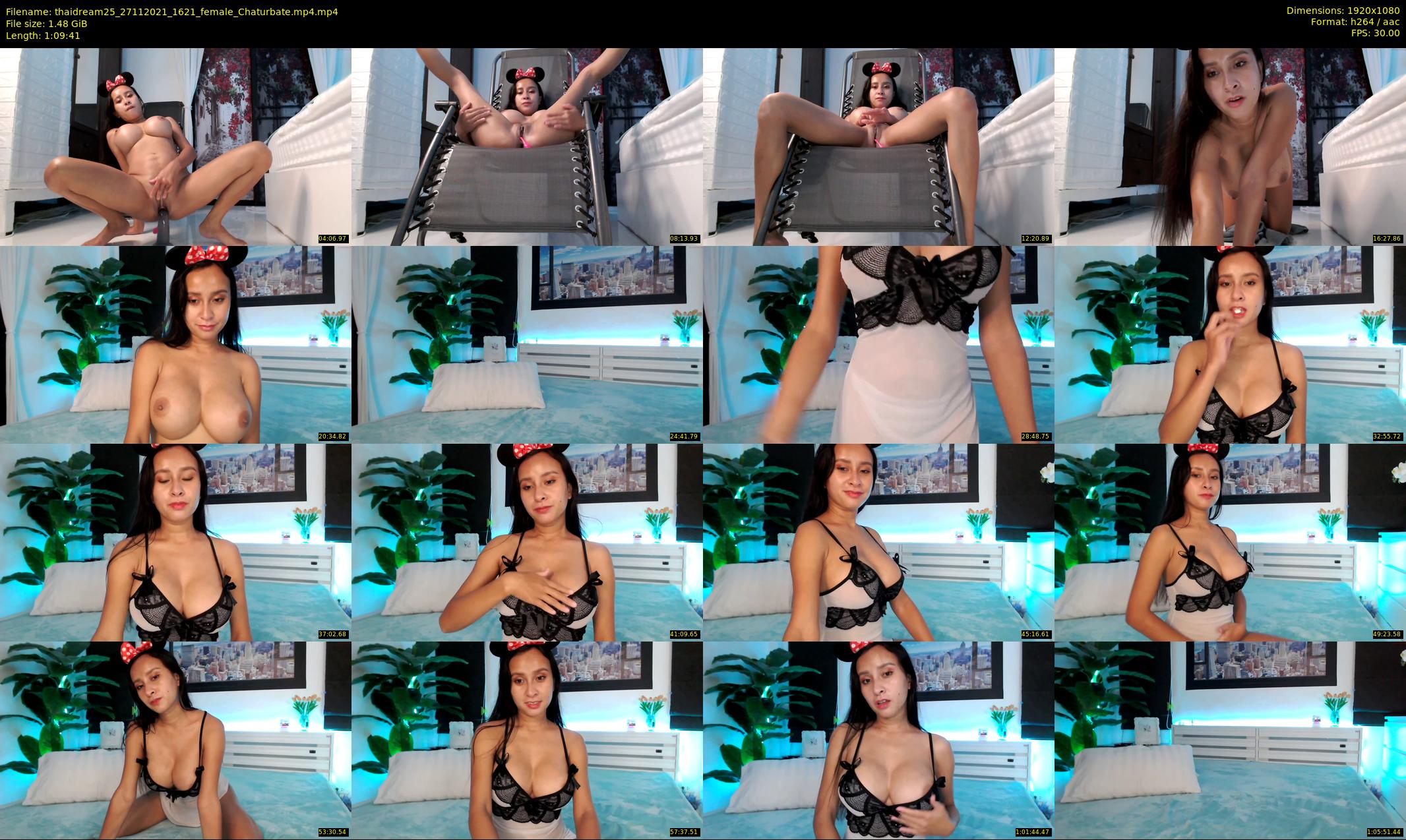 thaidream25 — 70 minute Chaturbate female cam show recording, 1080p, Nov 27, 2021