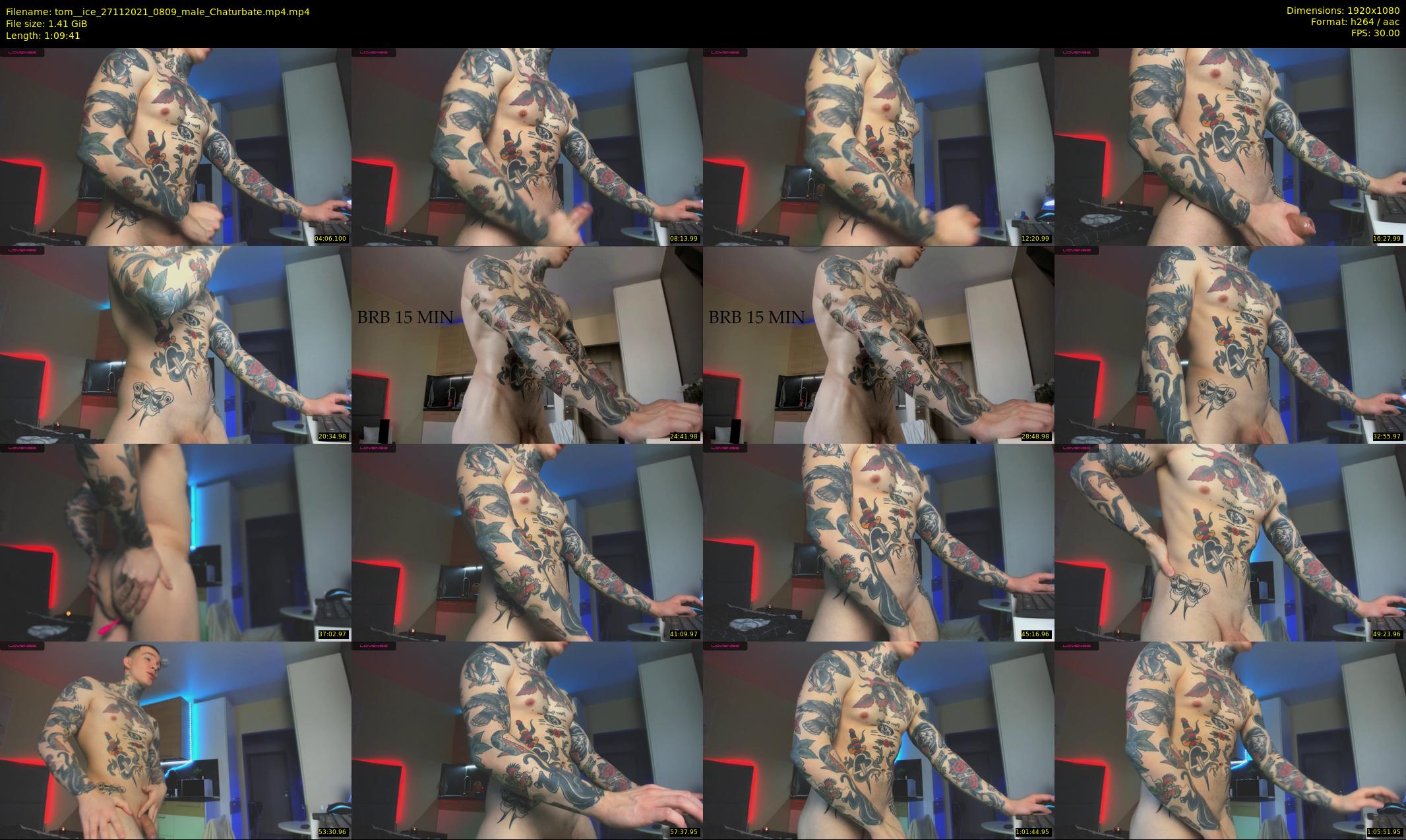tom__ice — 70 minute Chaturbate male cam show recording, 1080p, Nov 27, 2021