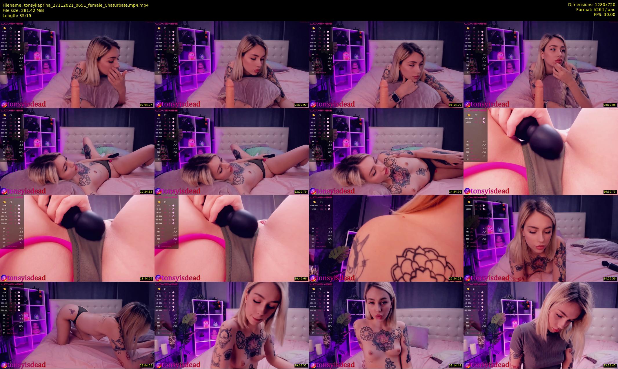 tonsykaprina — 36 minute Chaturbate couple cam show recording, 720p, Nov 27, 2021