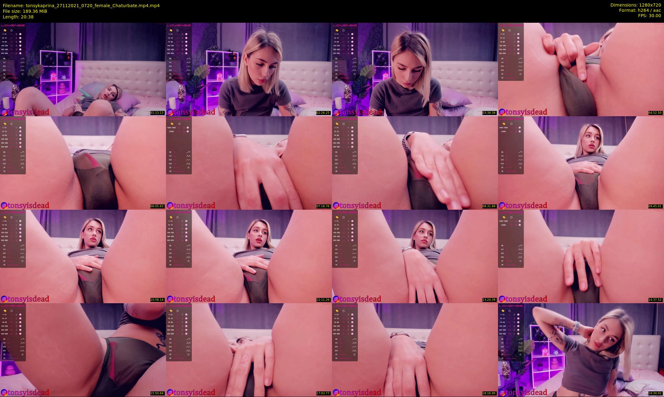 tonsykaprina — 21 minute Chaturbate couple cam show recording, 720p, Nov 27, 2021