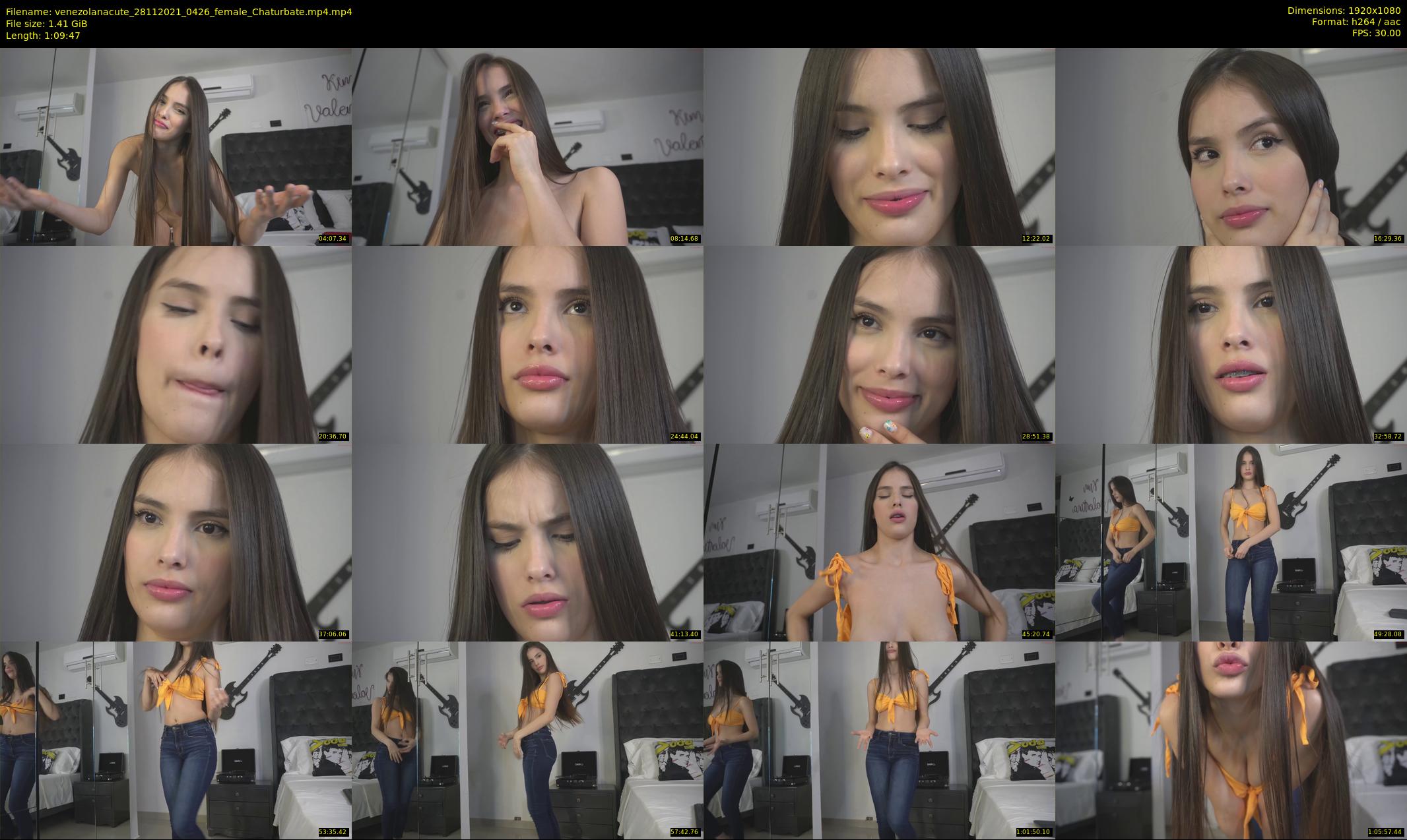 venezolanacute — 70 minute Chaturbate female cam show recording, 1080p, Nov 28, 2021