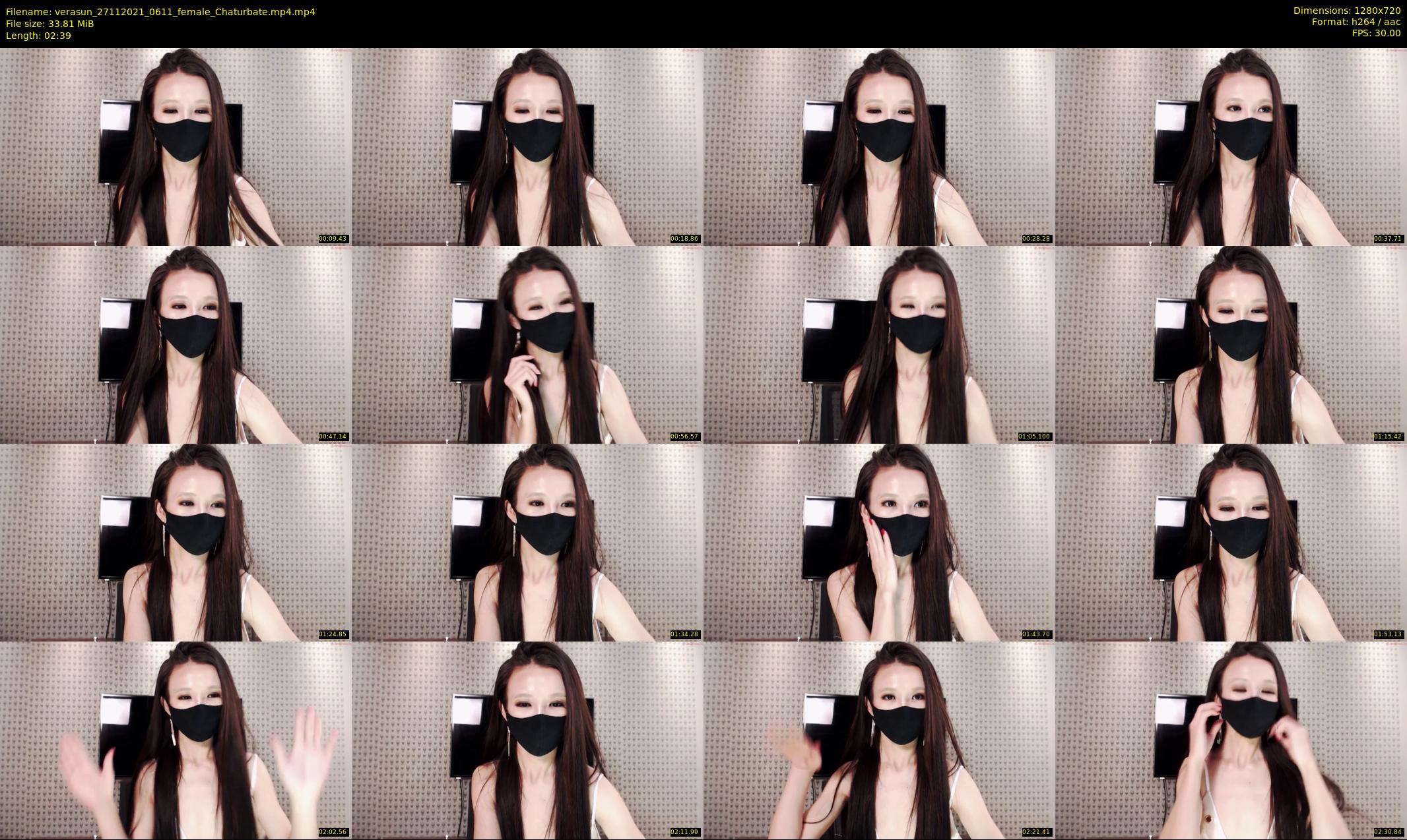 verasun — 3 minute Chaturbate female cam show recording, 720p, Nov 27, 2021