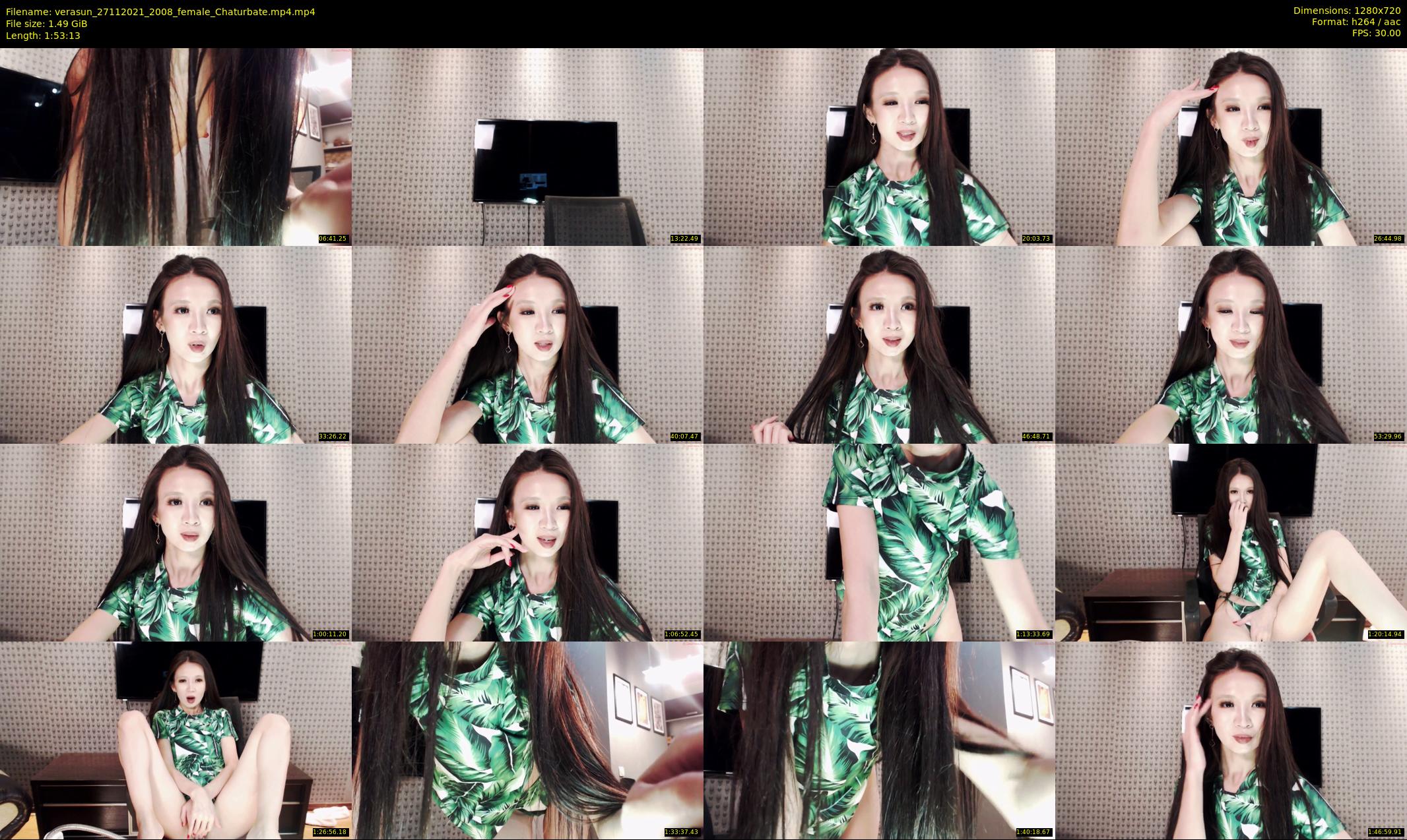 verasun — 114 minute Chaturbate female cam show recording, 720p, Nov 27, 2021