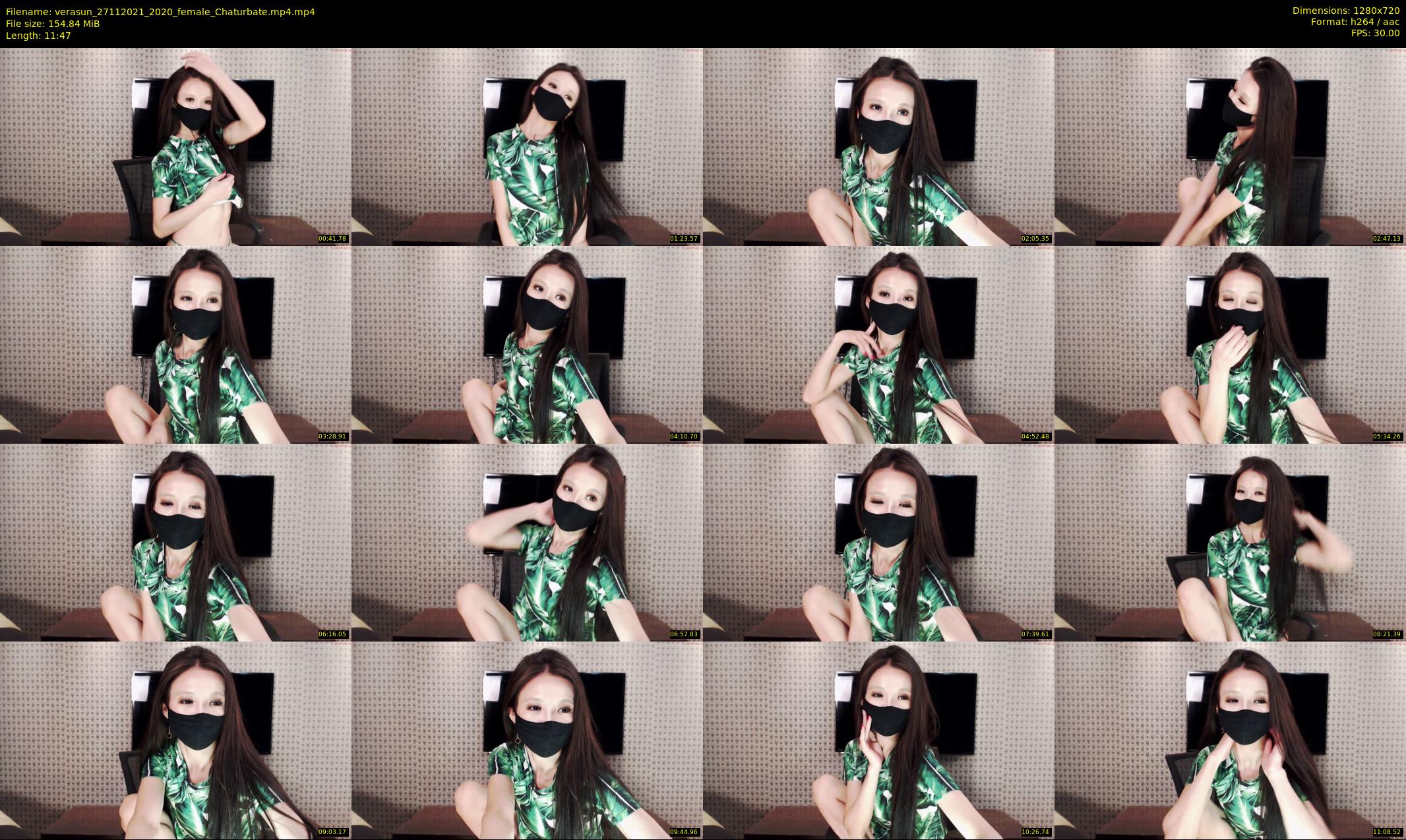 verasun — 12 minute Chaturbate female cam show recording, 720p, Nov 27, 2021
