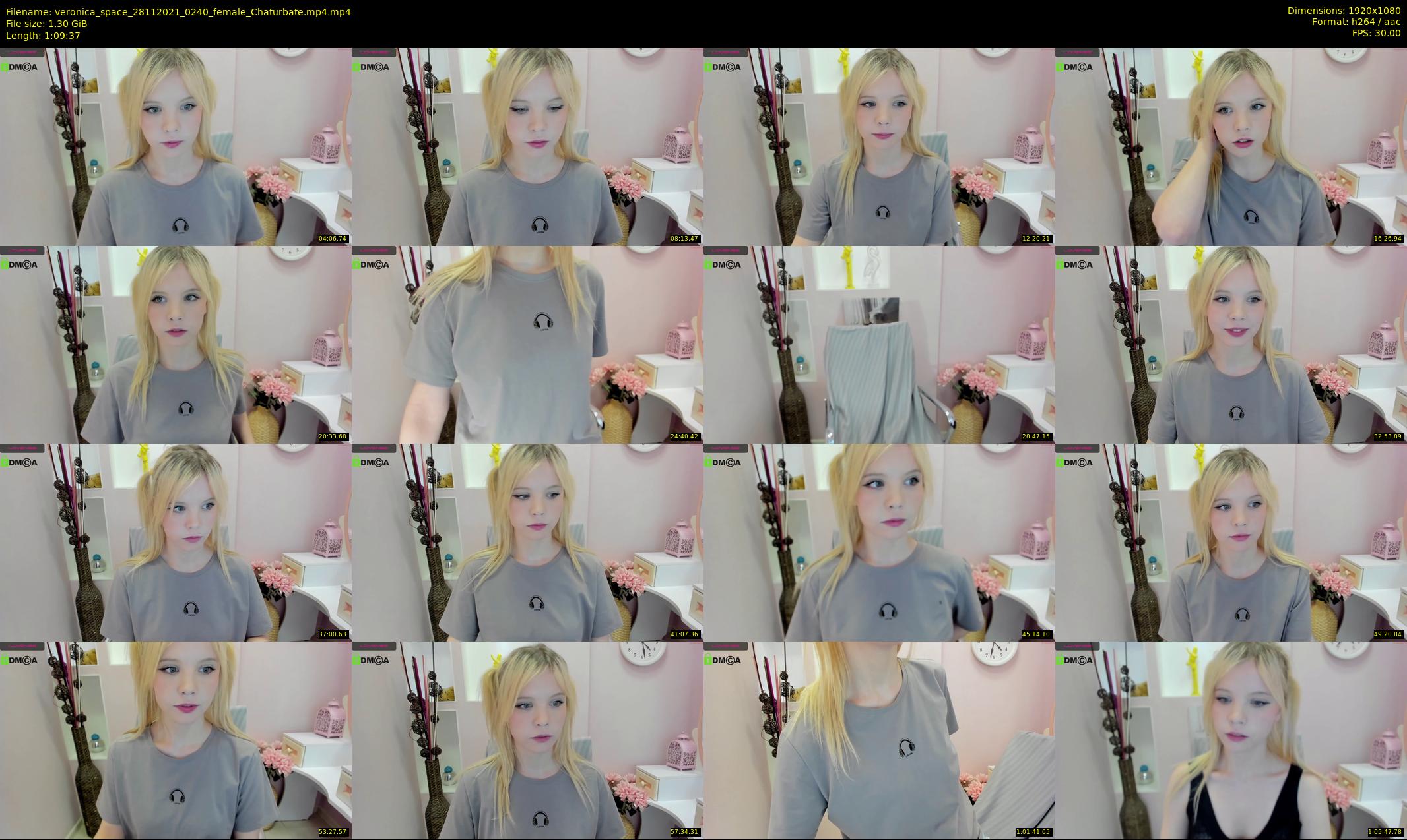 veronica_space — 70 minute Chaturbate female cam show recording, 1080p, Nov 28, 2021