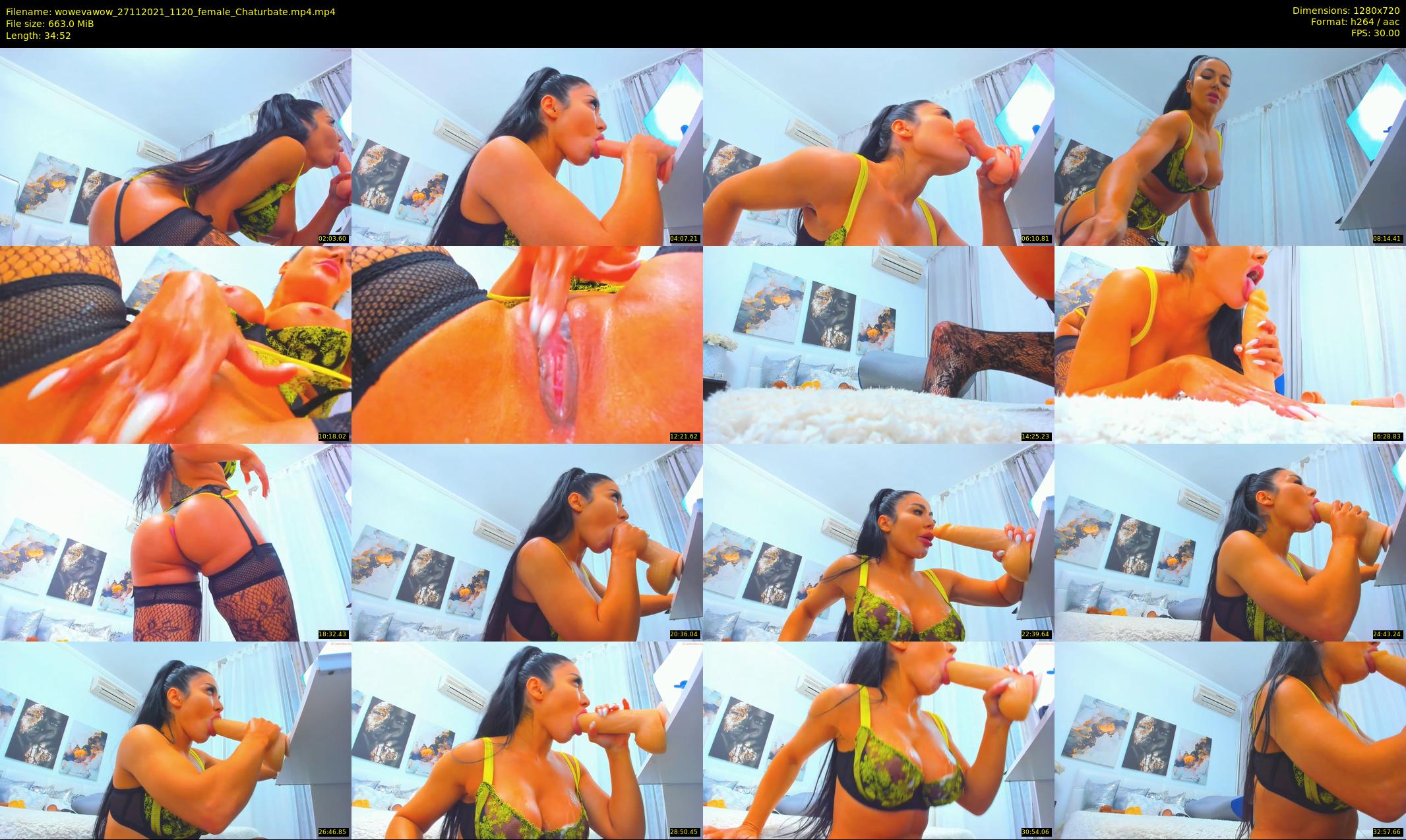 wowevawow — 35 minute Chaturbate female cam show recording, 720p, Nov 27, 2021