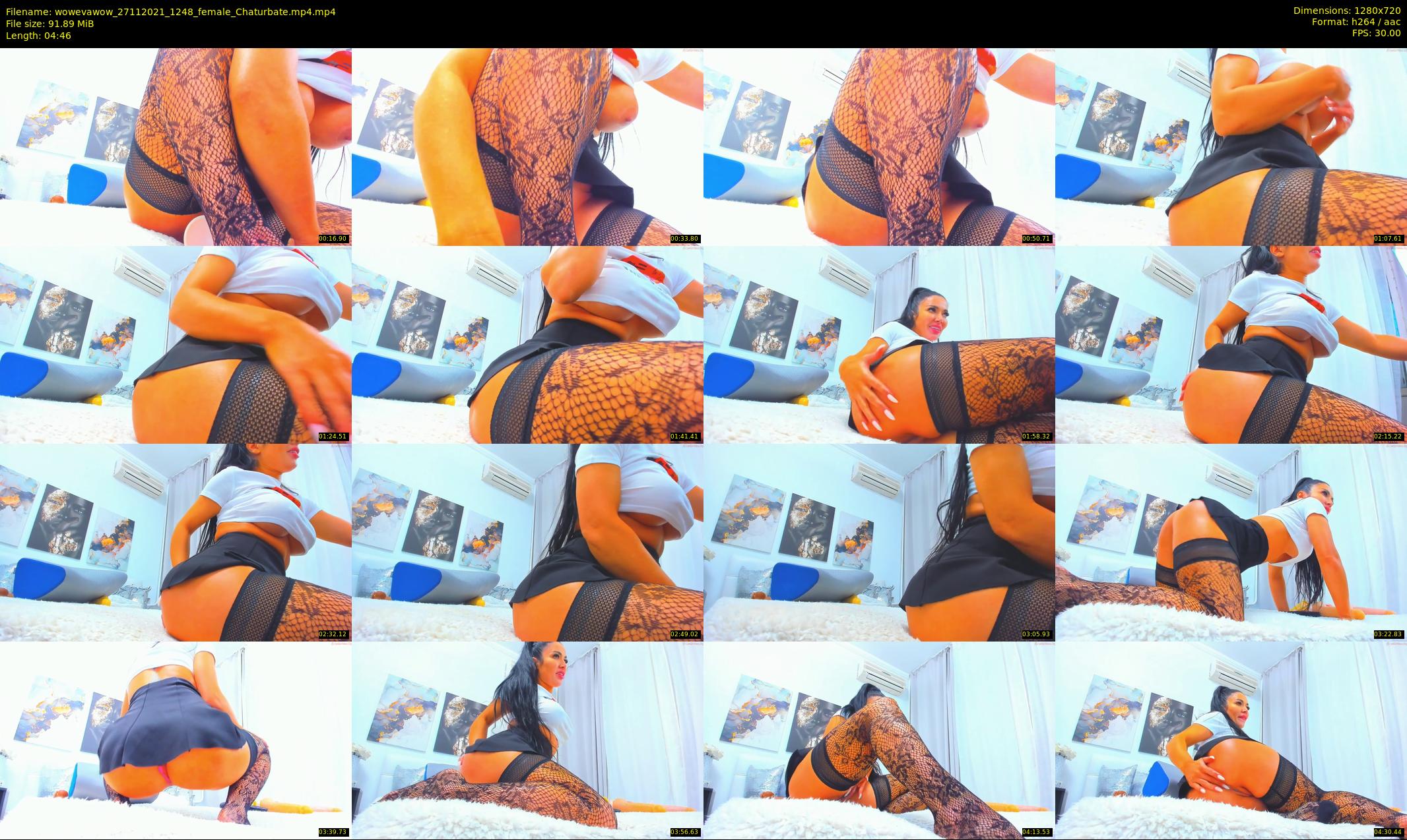 wowevawow — 5 minute Chaturbate female cam show recording, 720p, Nov 27, 2021