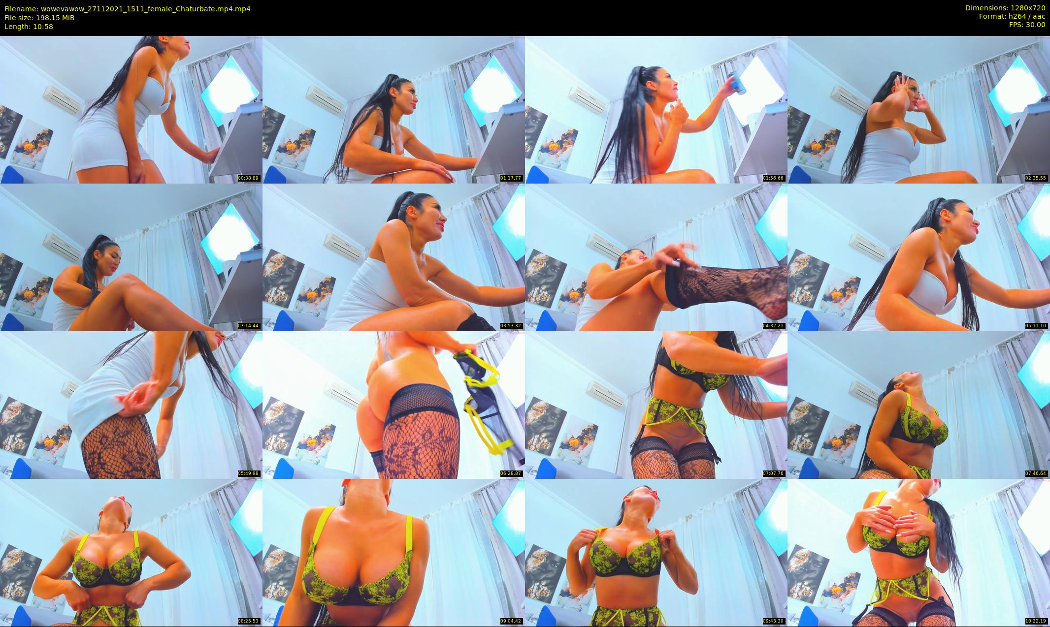 wowevawow — 11 minute Chaturbate female cam show recording, 720p, Nov 27, 2021