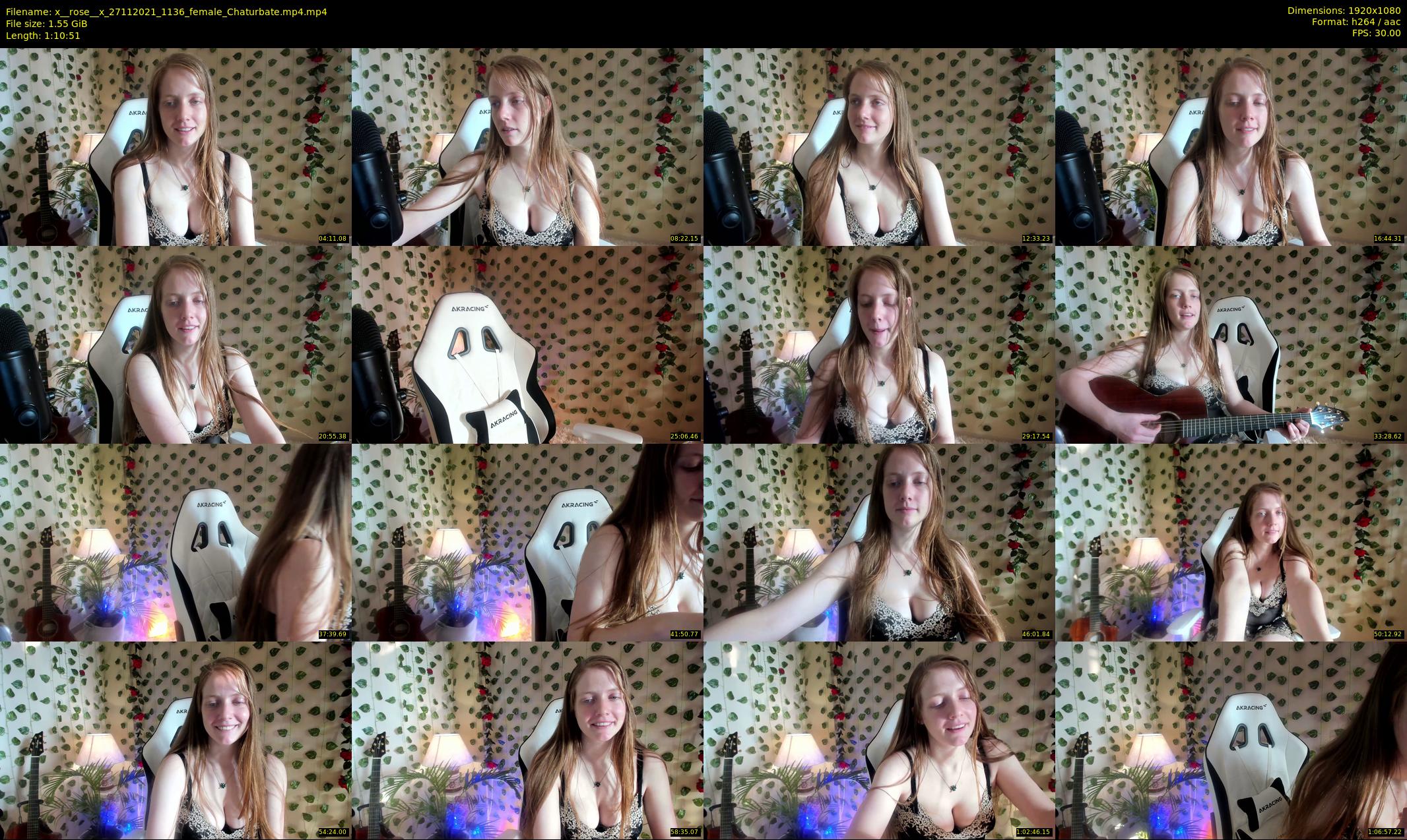 x__rose__x — 71 minute Chaturbate female cam show recording, 1080p, Nov 27, 2021