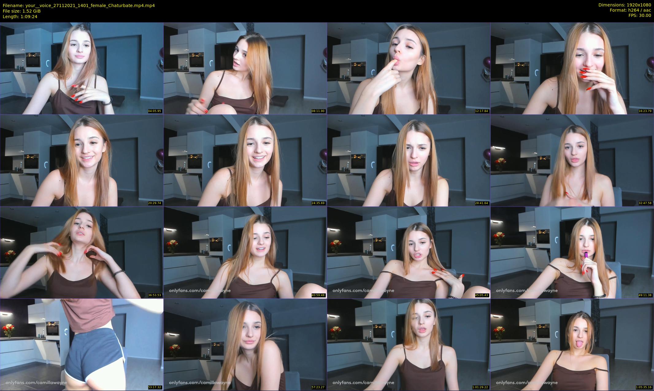 your__voice — 70 minute Chaturbate female cam show recording, 1080p, Nov 27, 2021