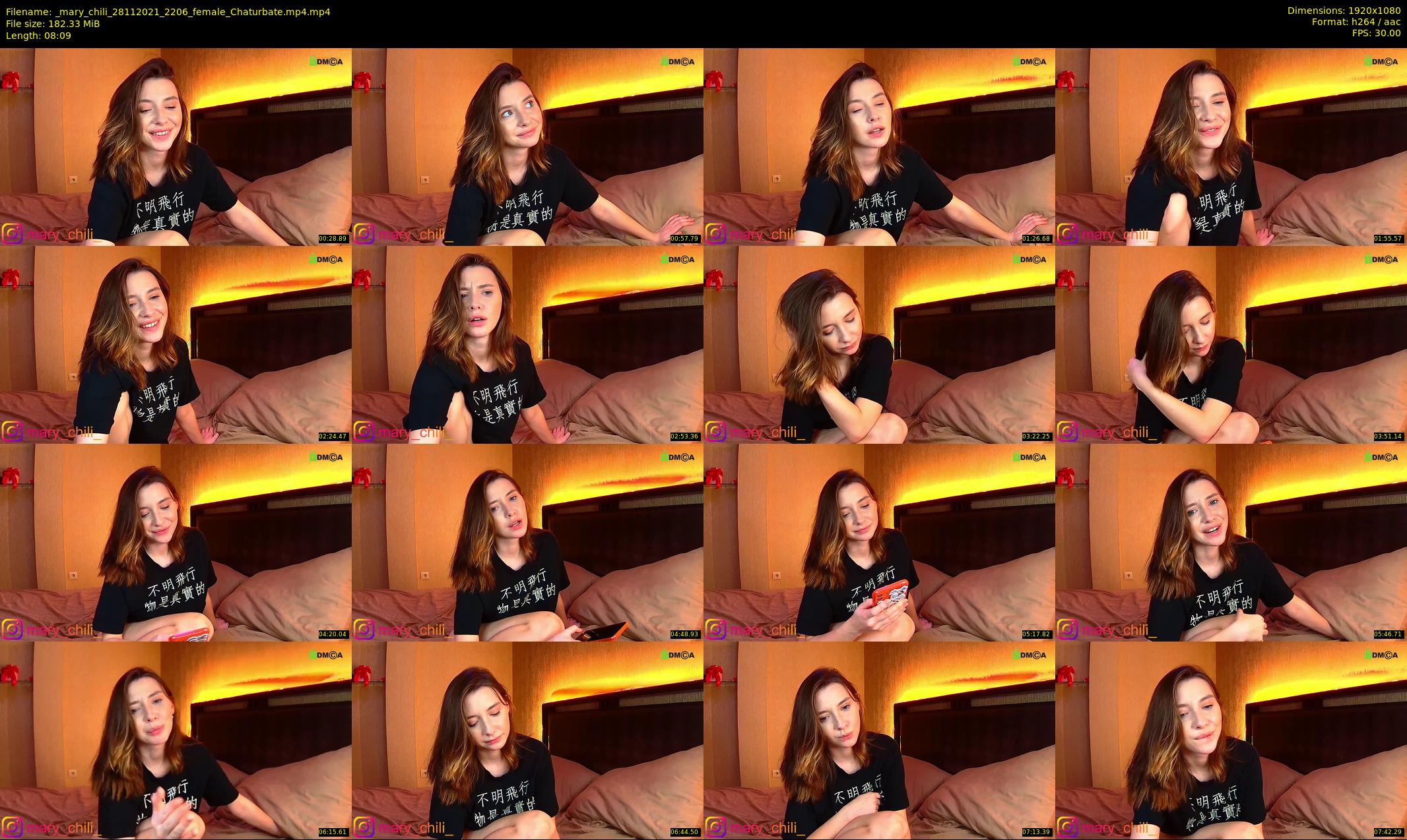 _mary_chili — 9 minute Chaturbate female cam show recording, 1080p, Nov 28, 2021