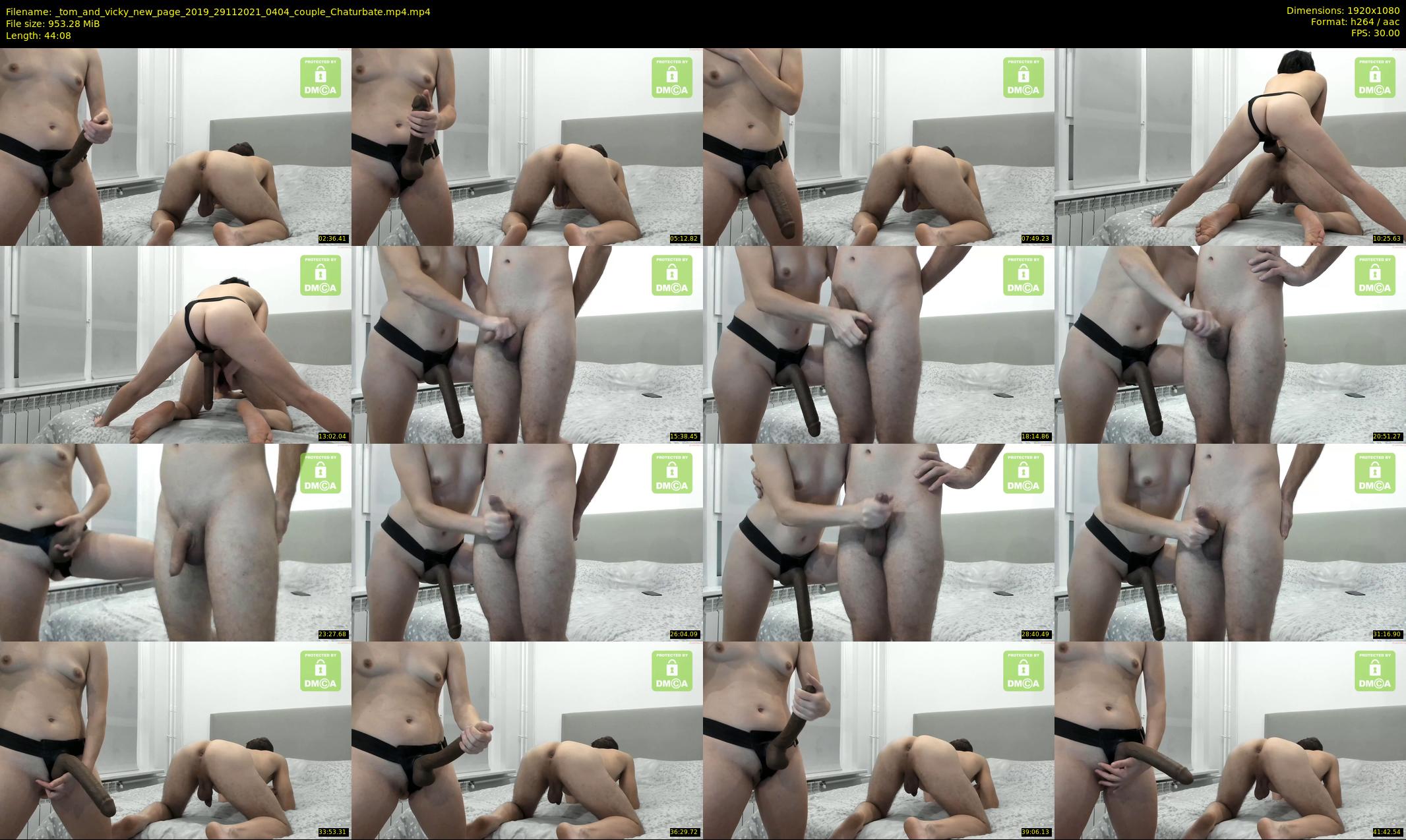 _tom_and_vicky_new_page_2019 — 45 minute Chaturbate couple cam show recording, 1080p, Nov 29, 2021