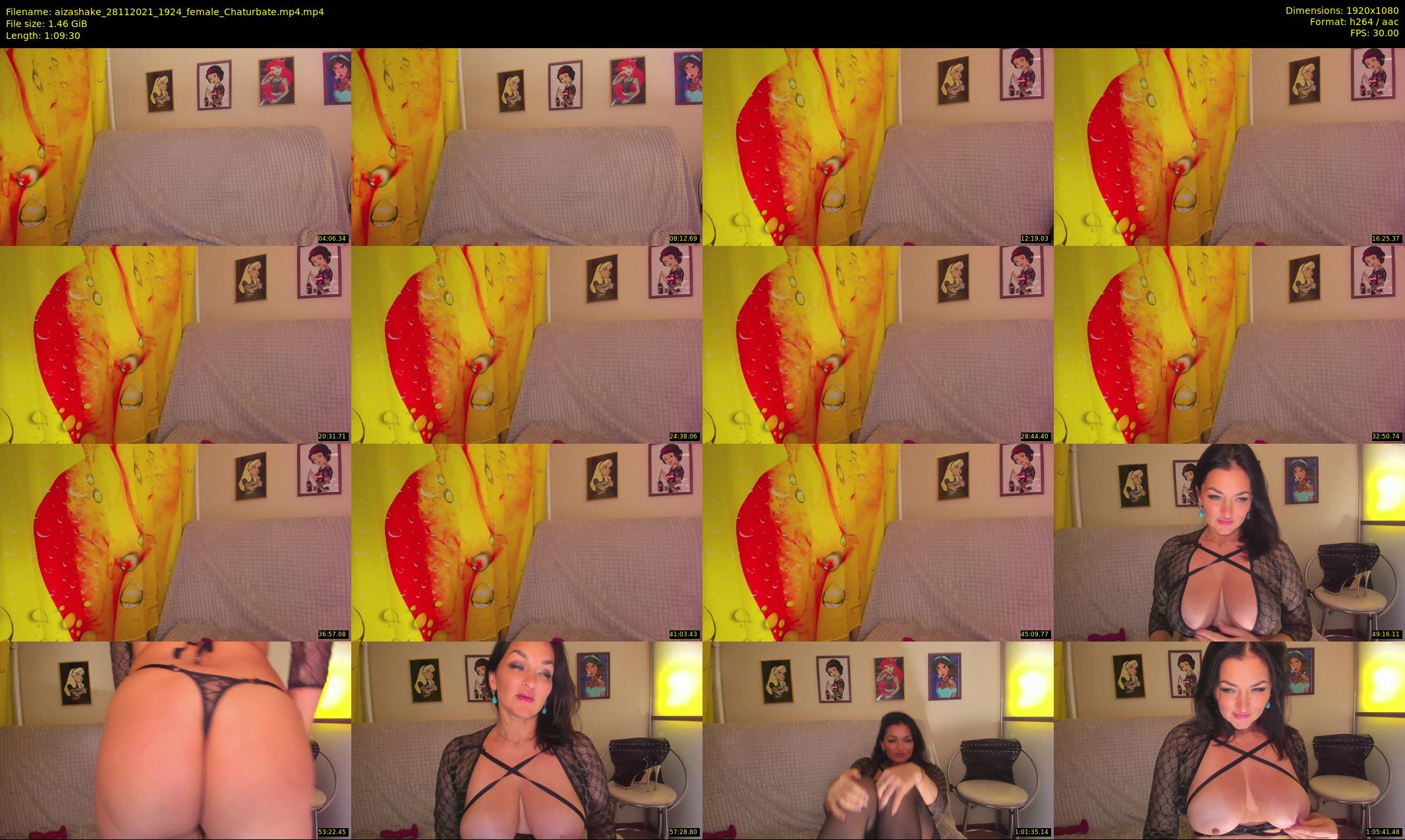 aizashake — 70 minute Chaturbate female cam show recording, 1080p, Nov 28, 2021
