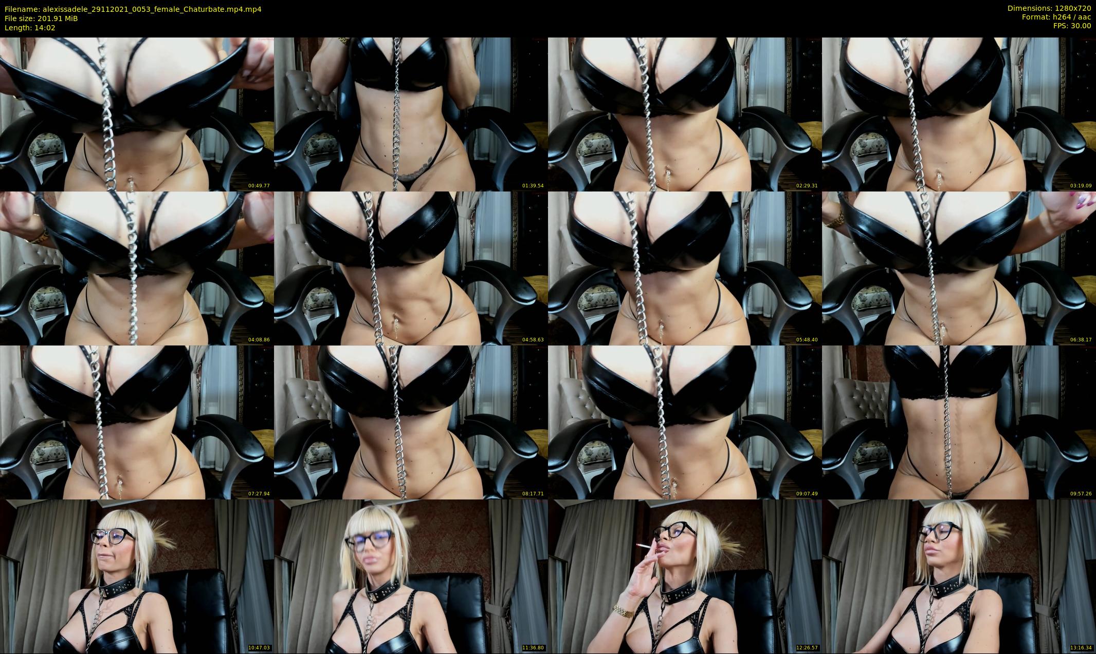 alexissadele — 15 minute Chaturbate female cam show recording, 720p, Nov 29, 2021