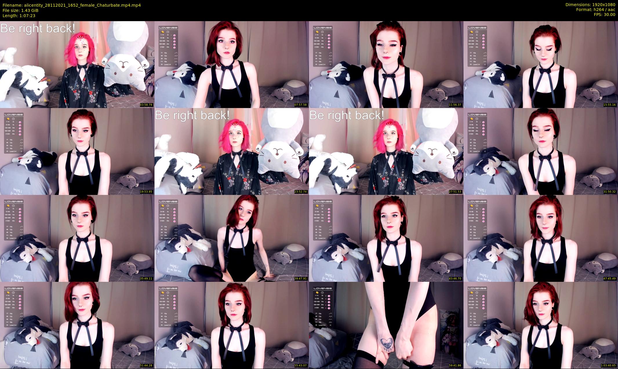 alicentity — 68 minute Chaturbate female cam show recording, 1080p, Nov 28, 2021