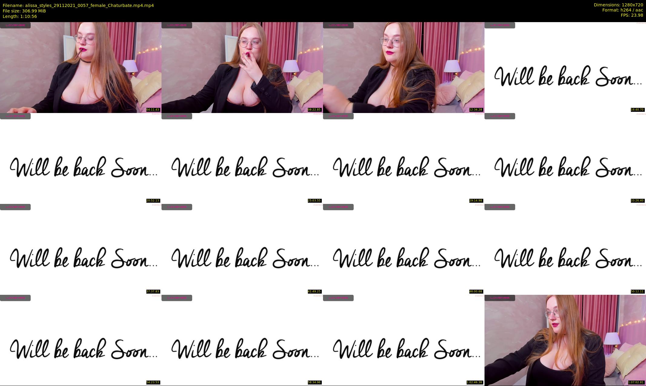 alissa_styles — 71 minute Chaturbate female cam show recording, 720p, Nov 29, 2021