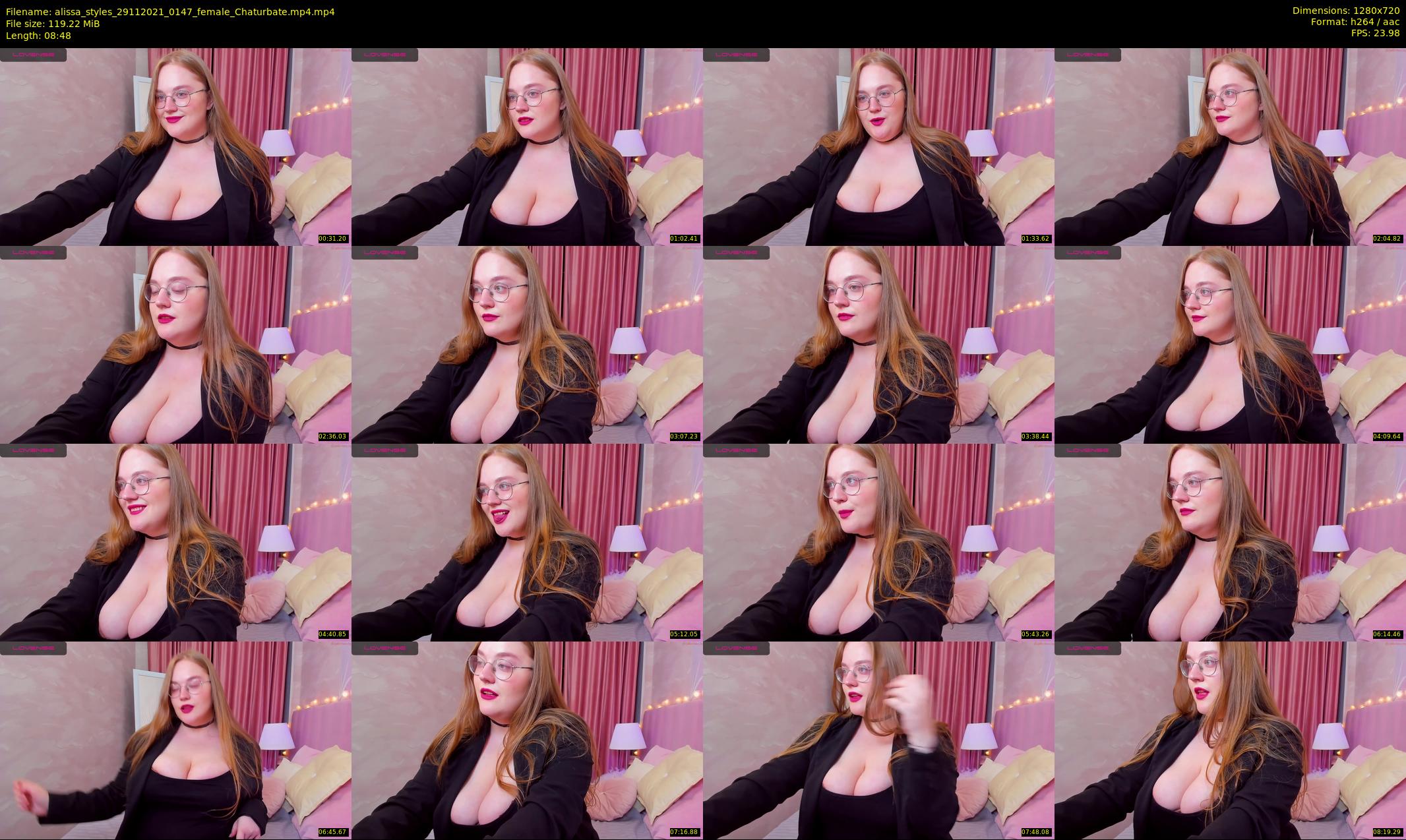 alissa_styles — 9 minute Chaturbate female cam show recording, 720p, Nov 29, 2021