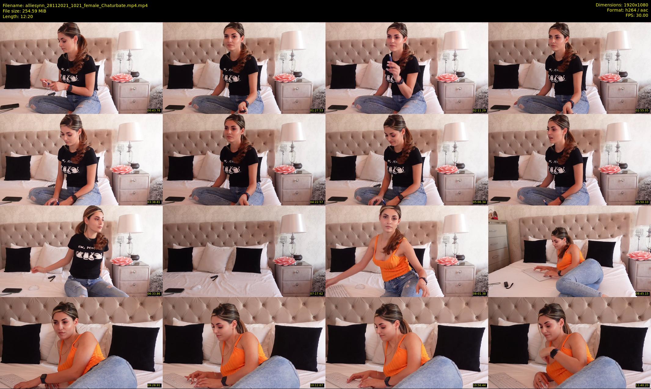 alliesynn — 13 minute Chaturbate female cam show recording, 1080p, Nov 28, 2021