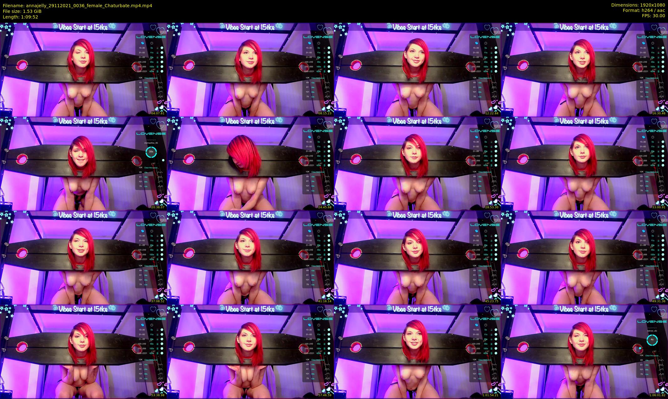 annajelly — 70 minute Chaturbate couple cam show recording, 1080p, Nov 29, 2021