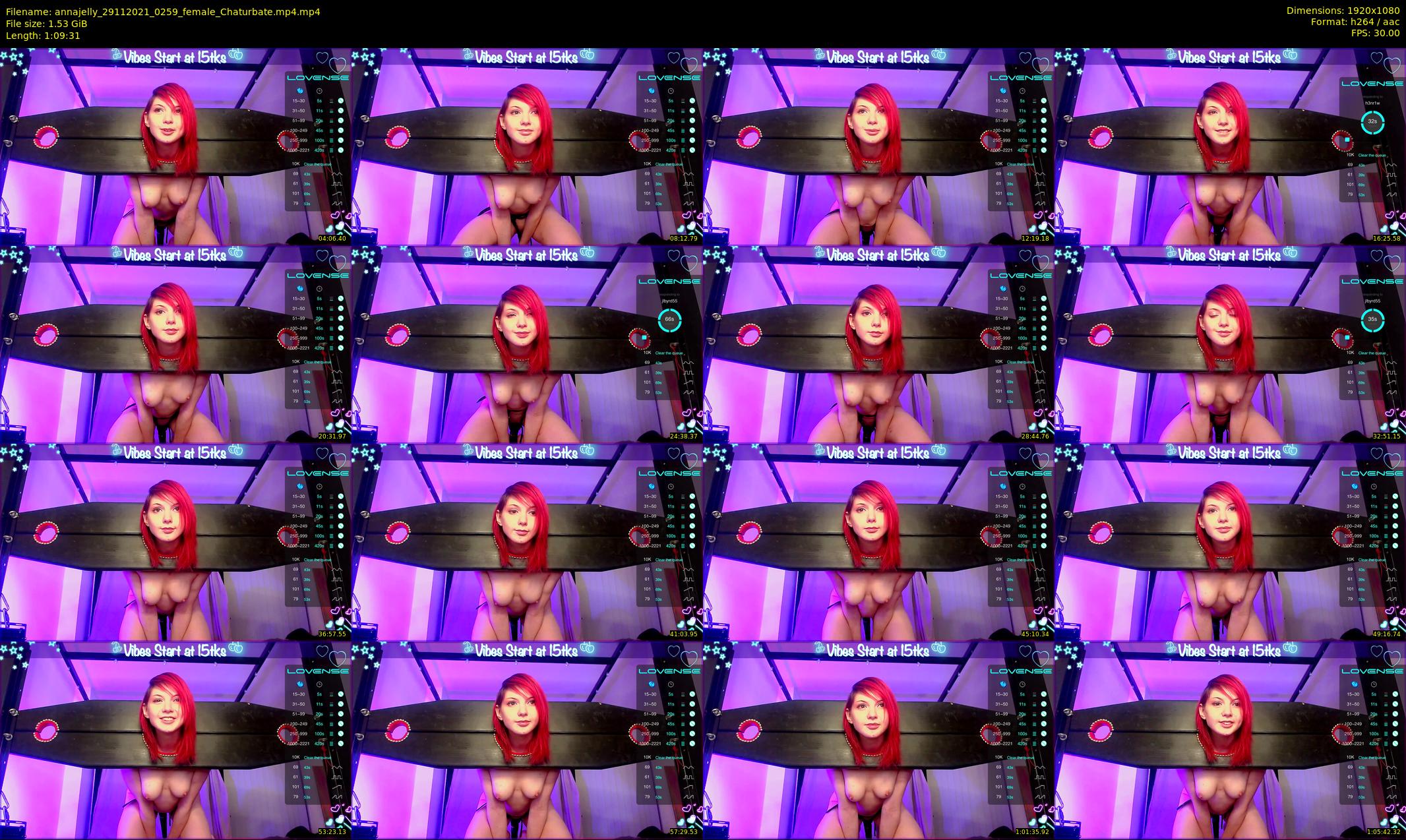annajelly — 70 minute Chaturbate couple cam show recording, 1080p, Nov 29, 2021