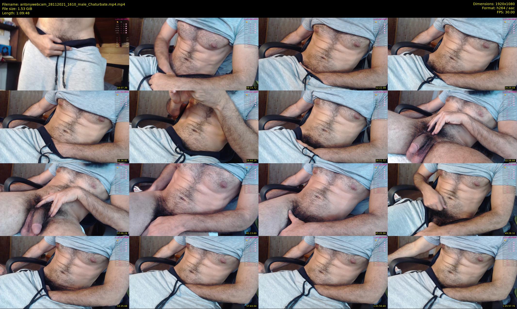 antonywebcam — 70 minute Chaturbate male cam show recording, 1080p, Nov 28, 2021