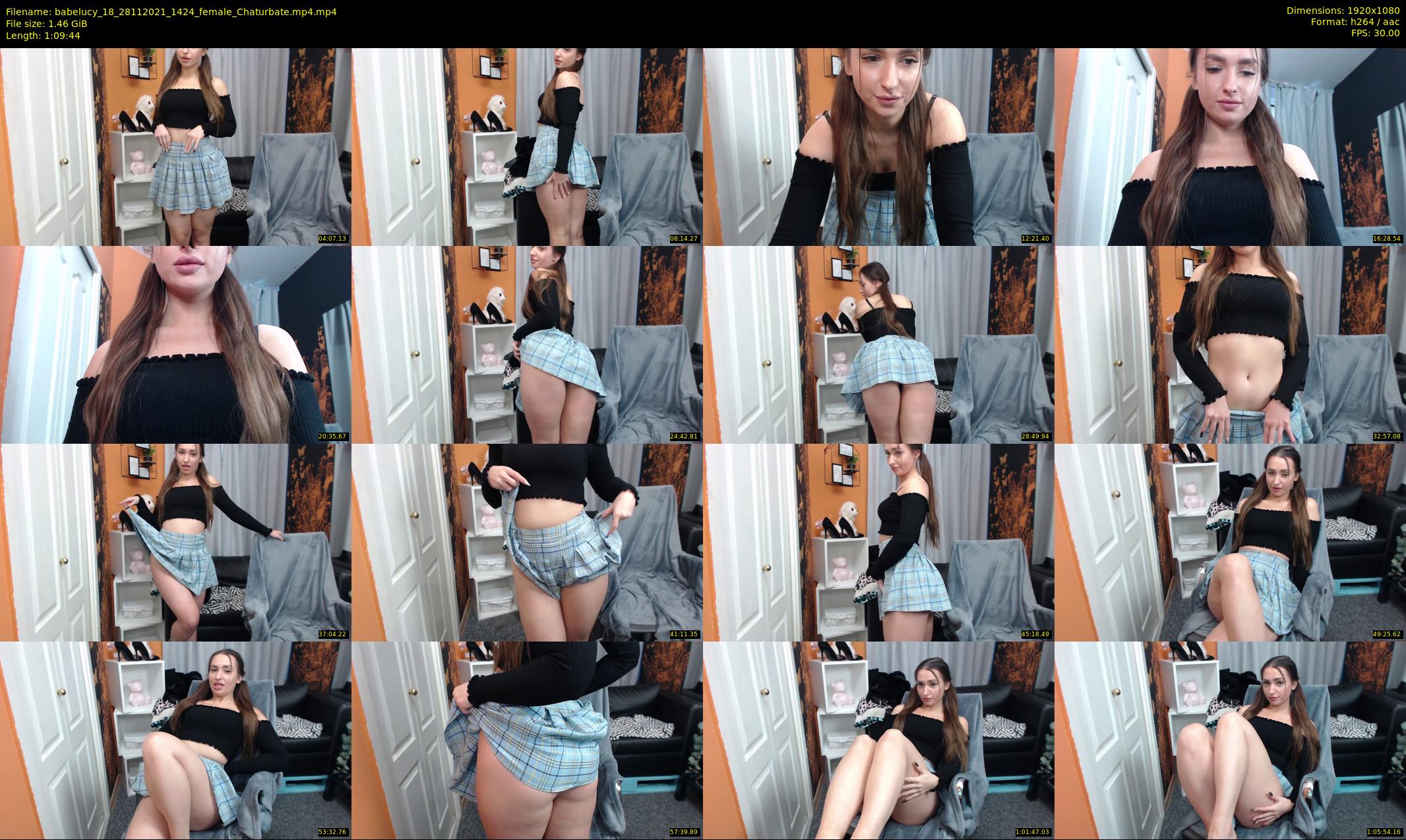 babelucy_18 — 70 minute Chaturbate female cam show recording, 1080p, Nov 28, 2021