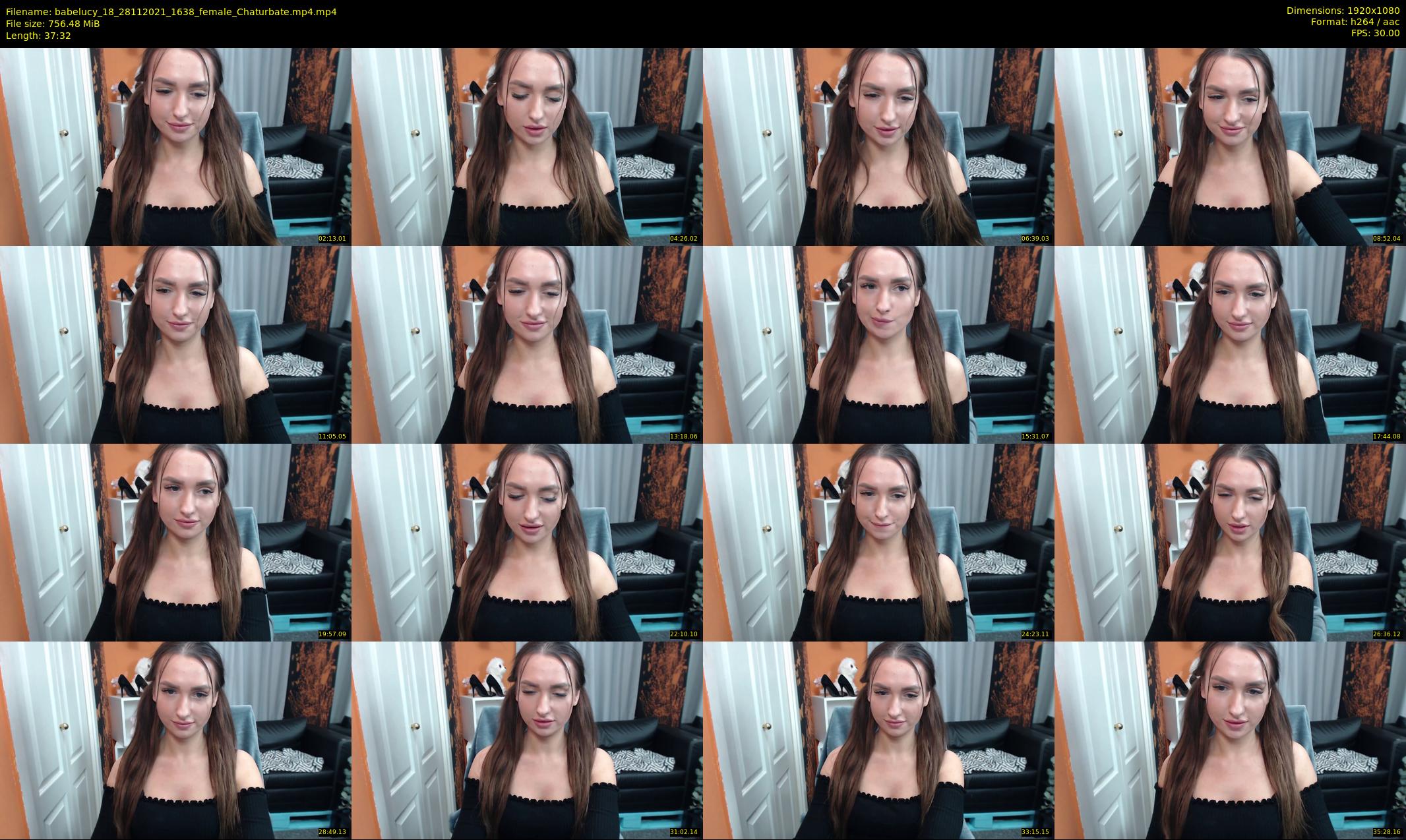 babelucy_18 — 38 minute Chaturbate female cam show recording, 1080p, Nov 28, 2021