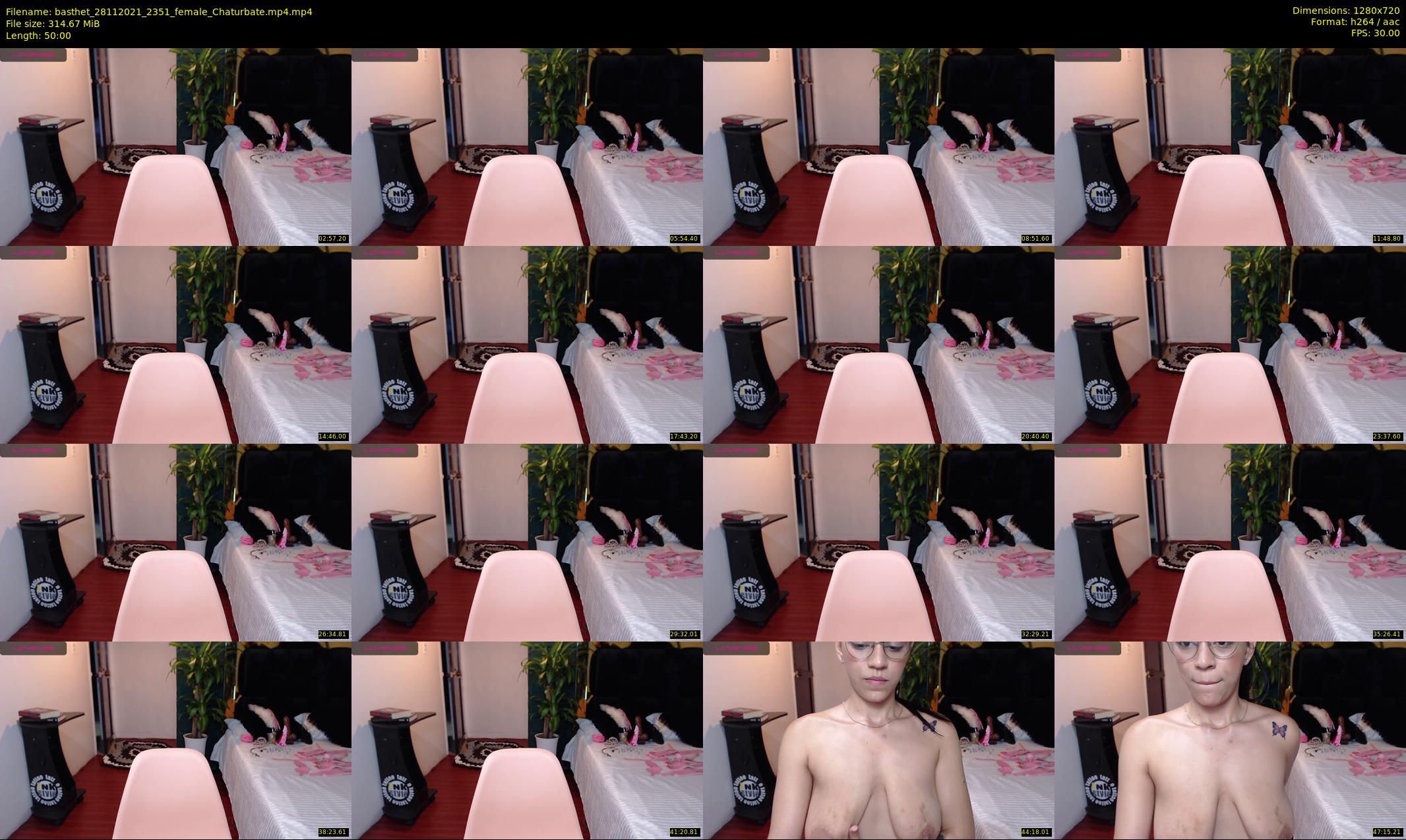 basthet — 50 minute Chaturbate female cam show recording, 720p, Nov 28, 2021