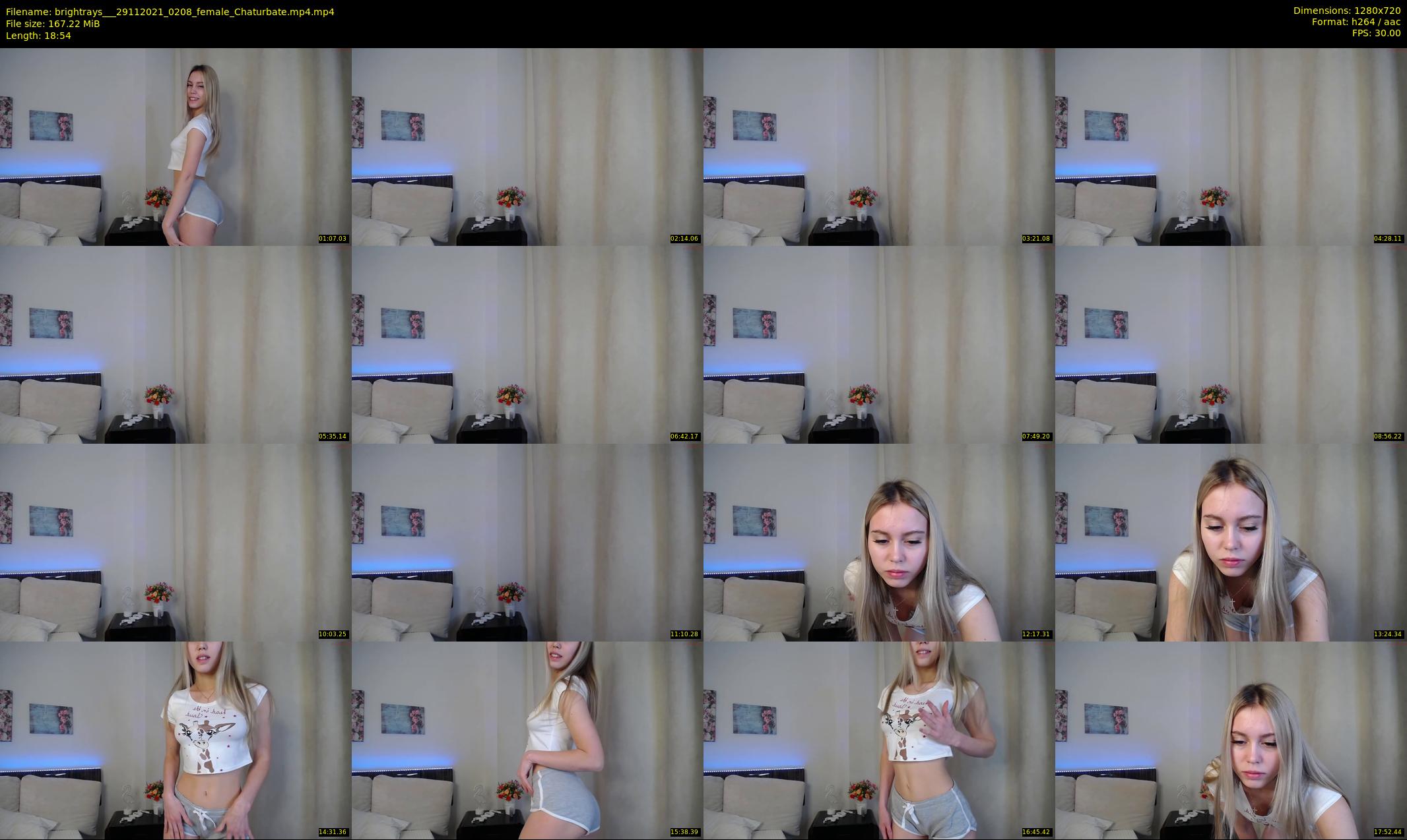 brightrays__ — 19 minute Chaturbate female cam show recording, 720p, Nov 29, 2021