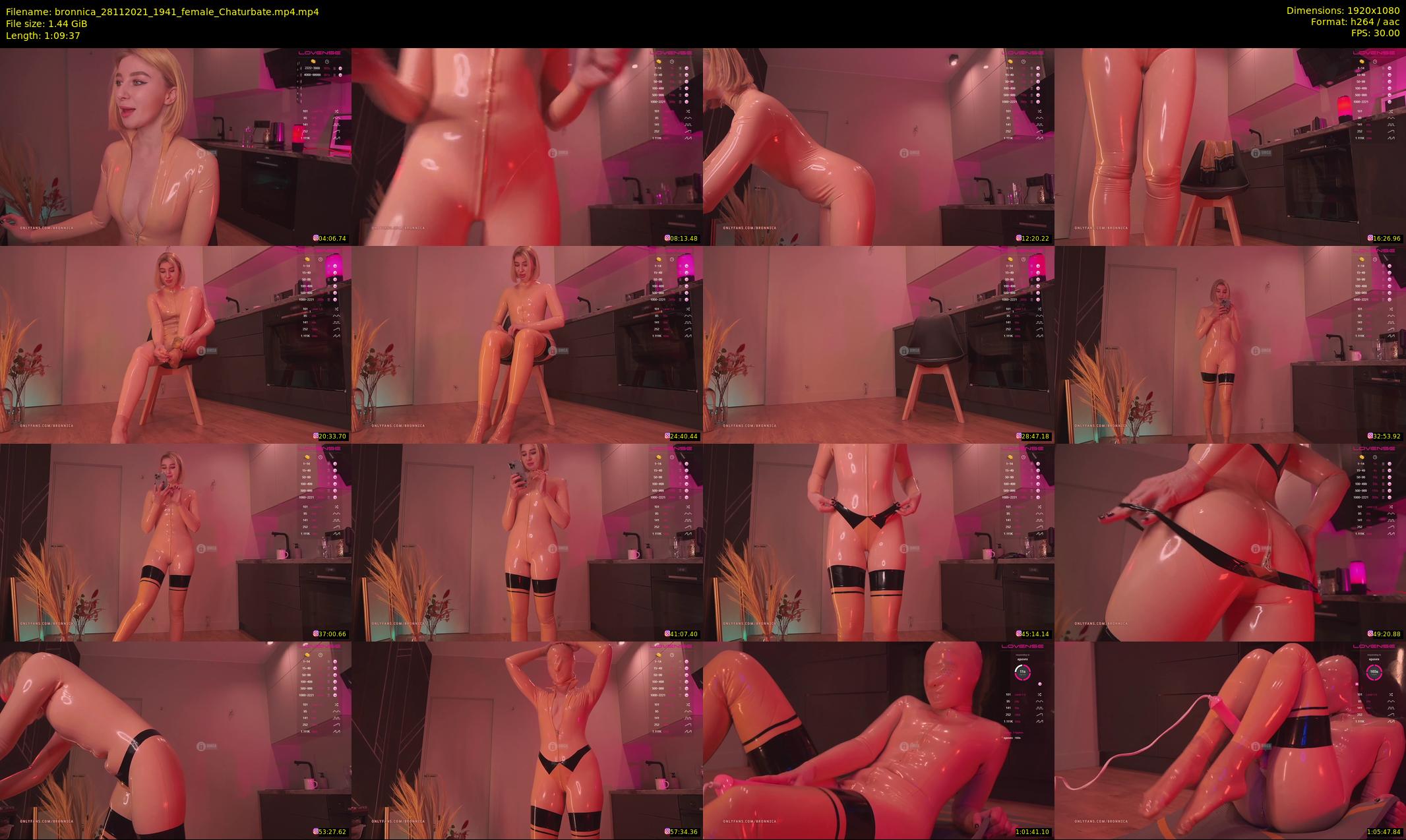 bronnica — 70 minute Chaturbate female cam show recording, 1080p, Nov 28, 2021