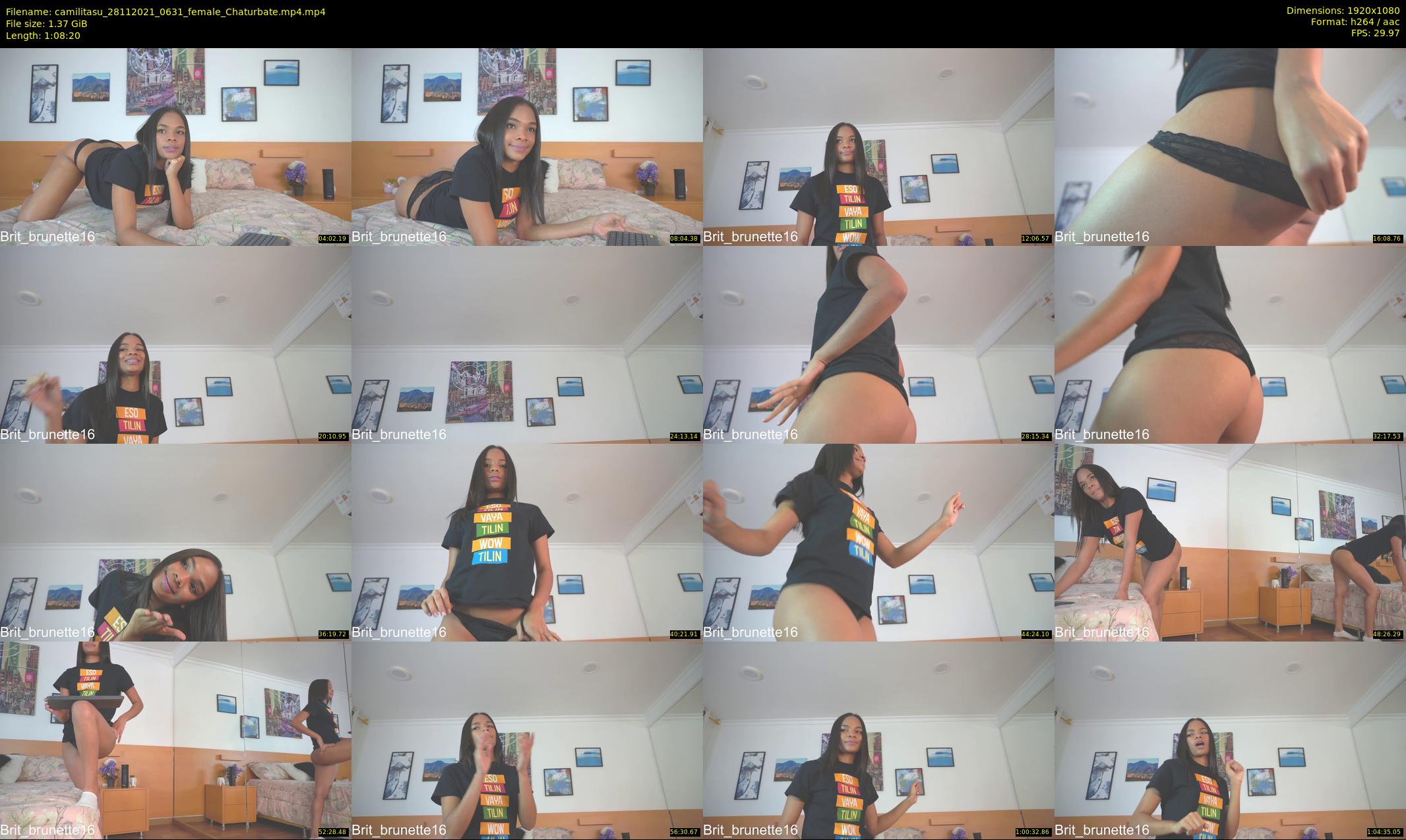 camilitasu — 69 minute Chaturbate female cam show recording, 1080p, Nov 28, 2021