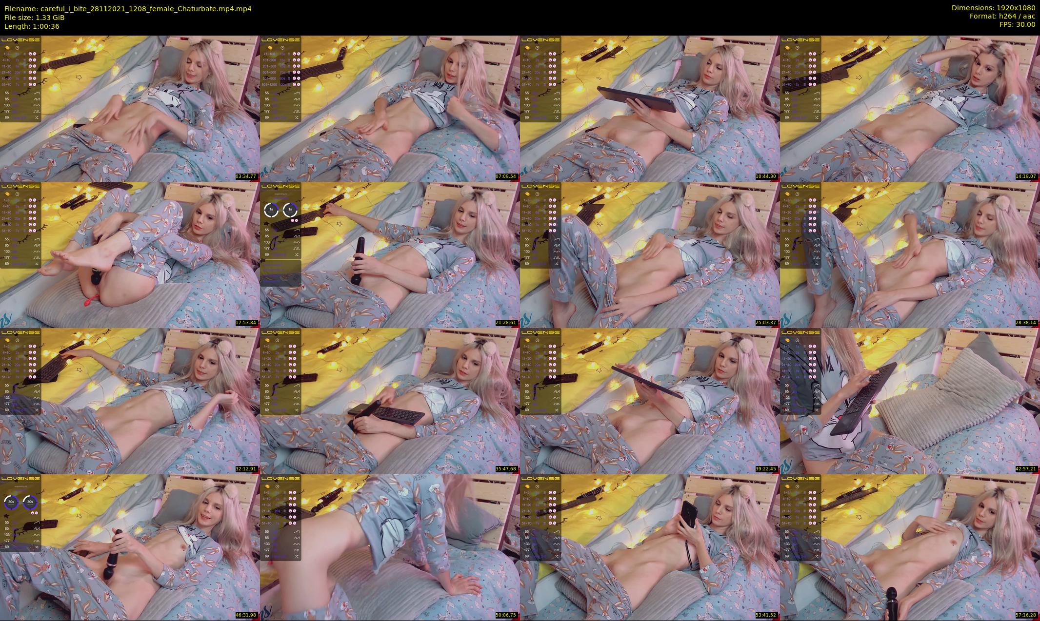 careful_i_bite — 61 minute Chaturbate female cam show recording, 1080p, Nov 28, 2021