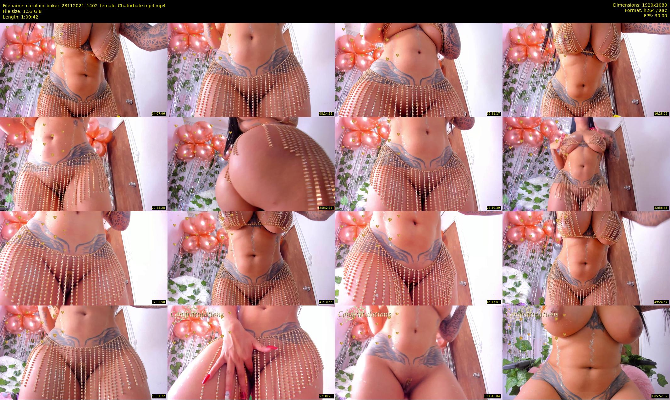 carolain_baker — 70 minute Chaturbate female cam show recording, 1080p, Nov 28, 2021