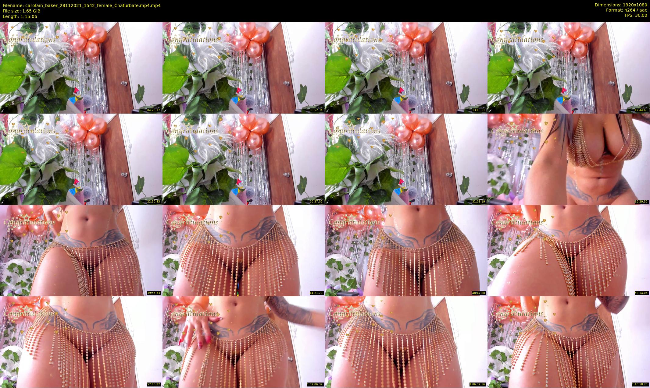 carolain_baker — 76 minute Chaturbate female cam show recording, 1080p, Nov 28, 2021