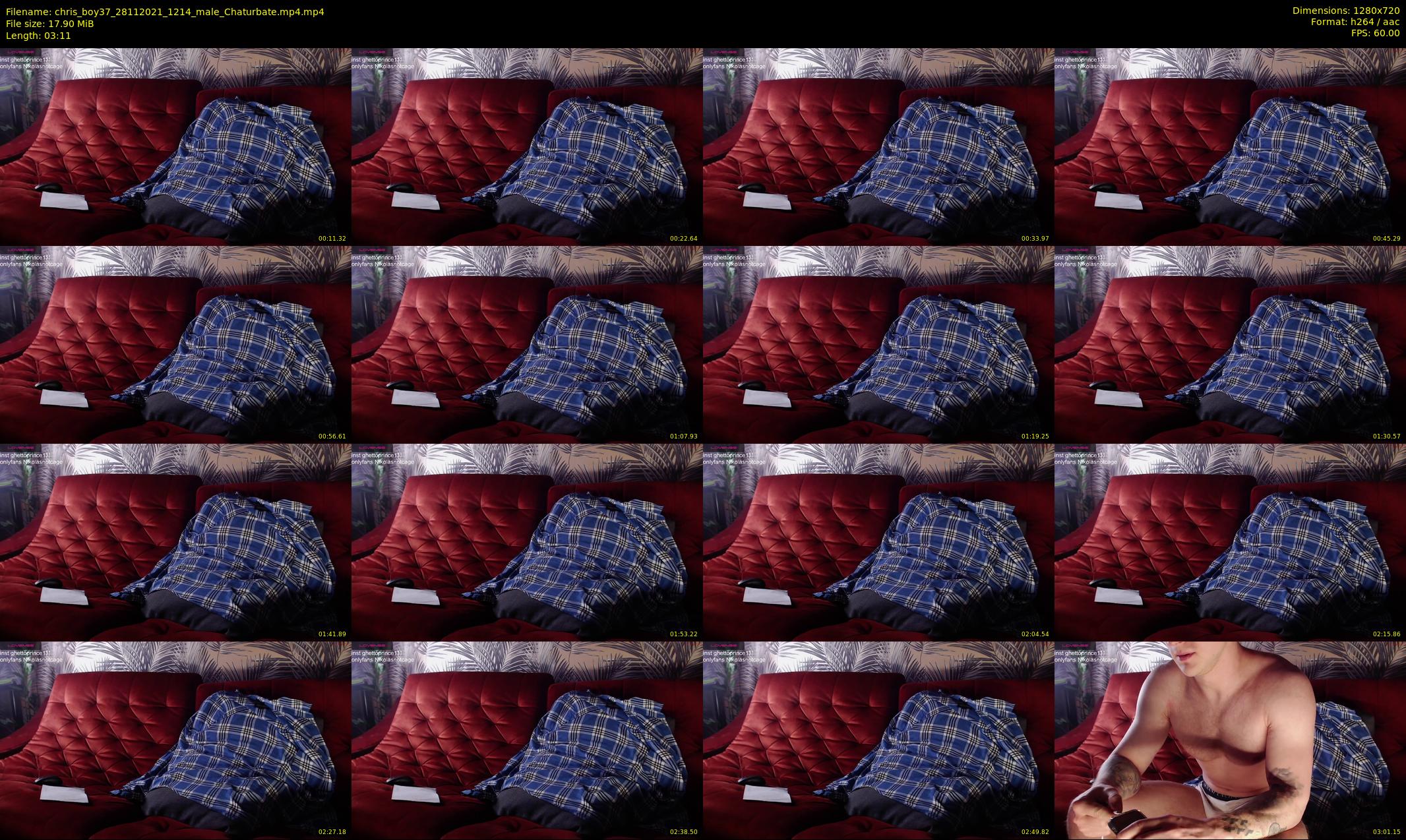 chris_boy37 — 4 minute Chaturbate male cam show recording, 720p, Nov 28, 2021
