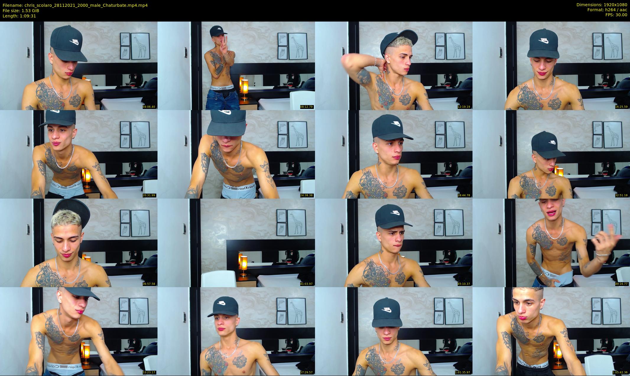 chris_scolaro — 70 minute Chaturbate male cam show recording, 1080p, Nov 28, 2021