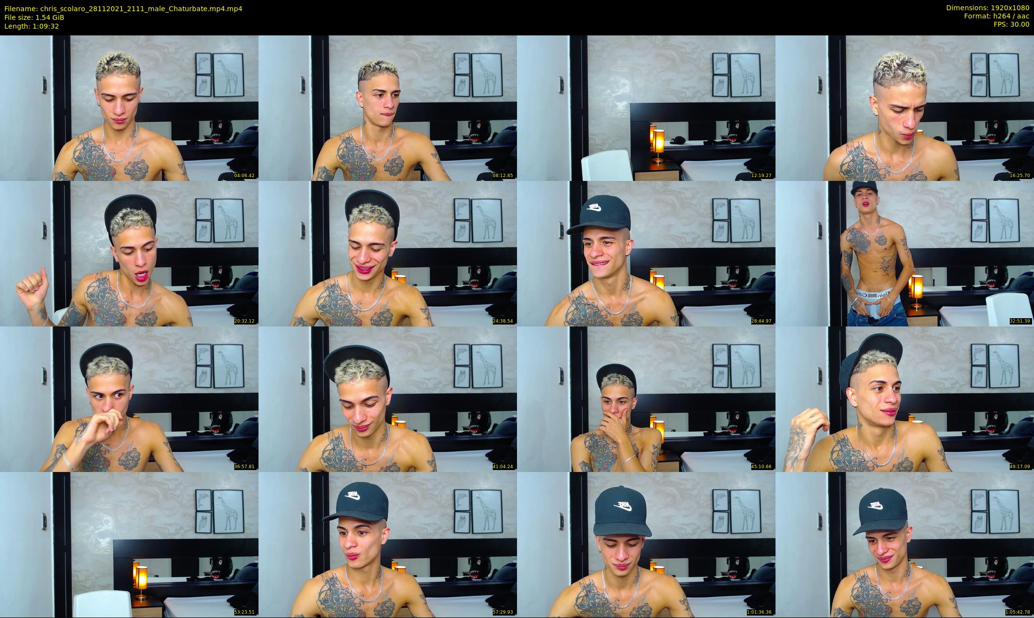 chris_scolaro — 70 minute Chaturbate male cam show recording, 1080p, Nov 28, 2021