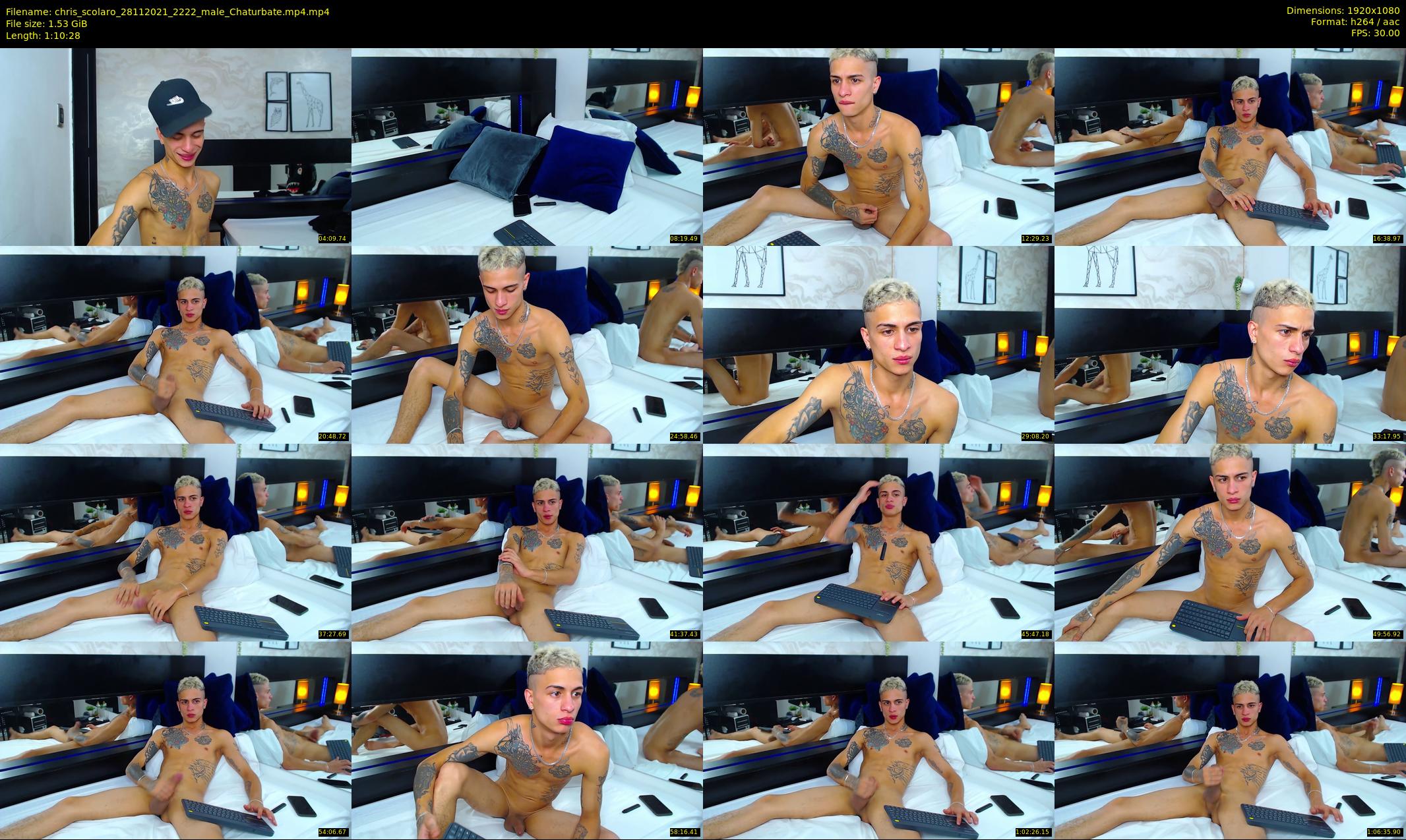 chris_scolaro — 71 minute Chaturbate male cam show recording, 1080p, Nov 28, 2021